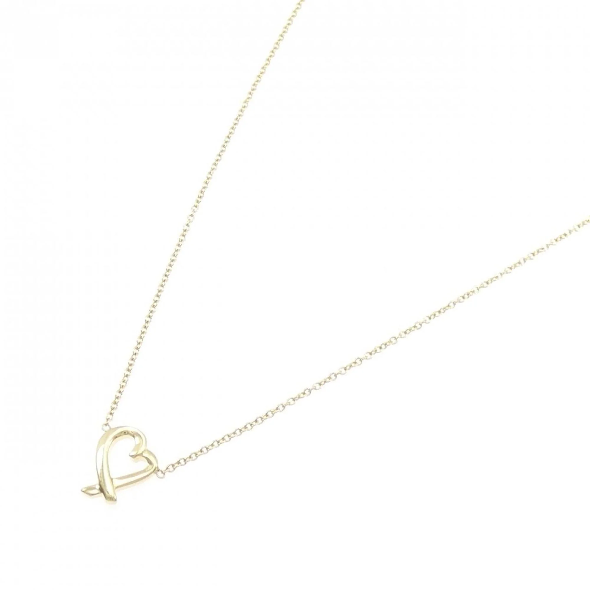 Loving Heart Pendant Necklace Yellow Mini - Image 2