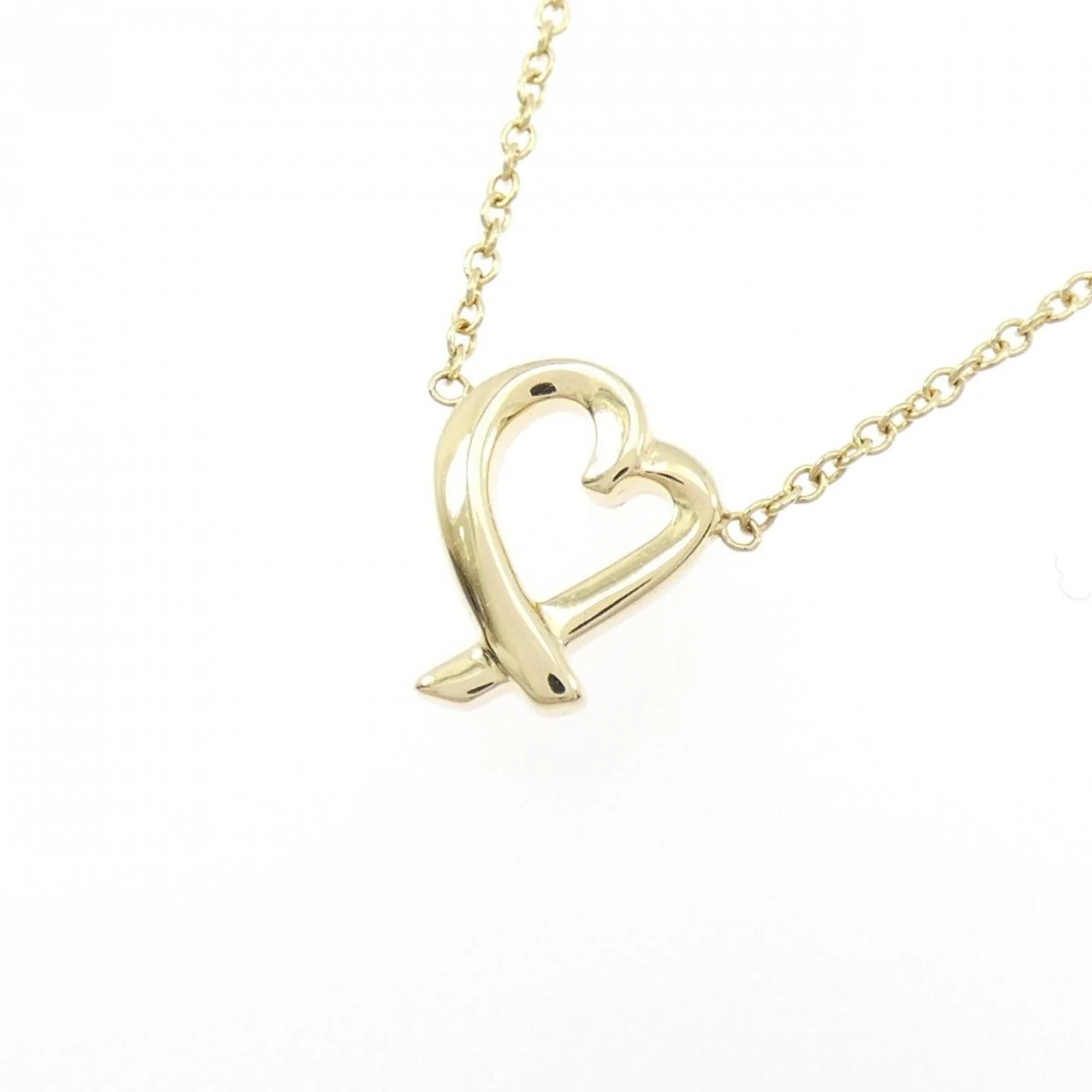 Loving Heart Pendant Necklace Yellow Mini - Image 3