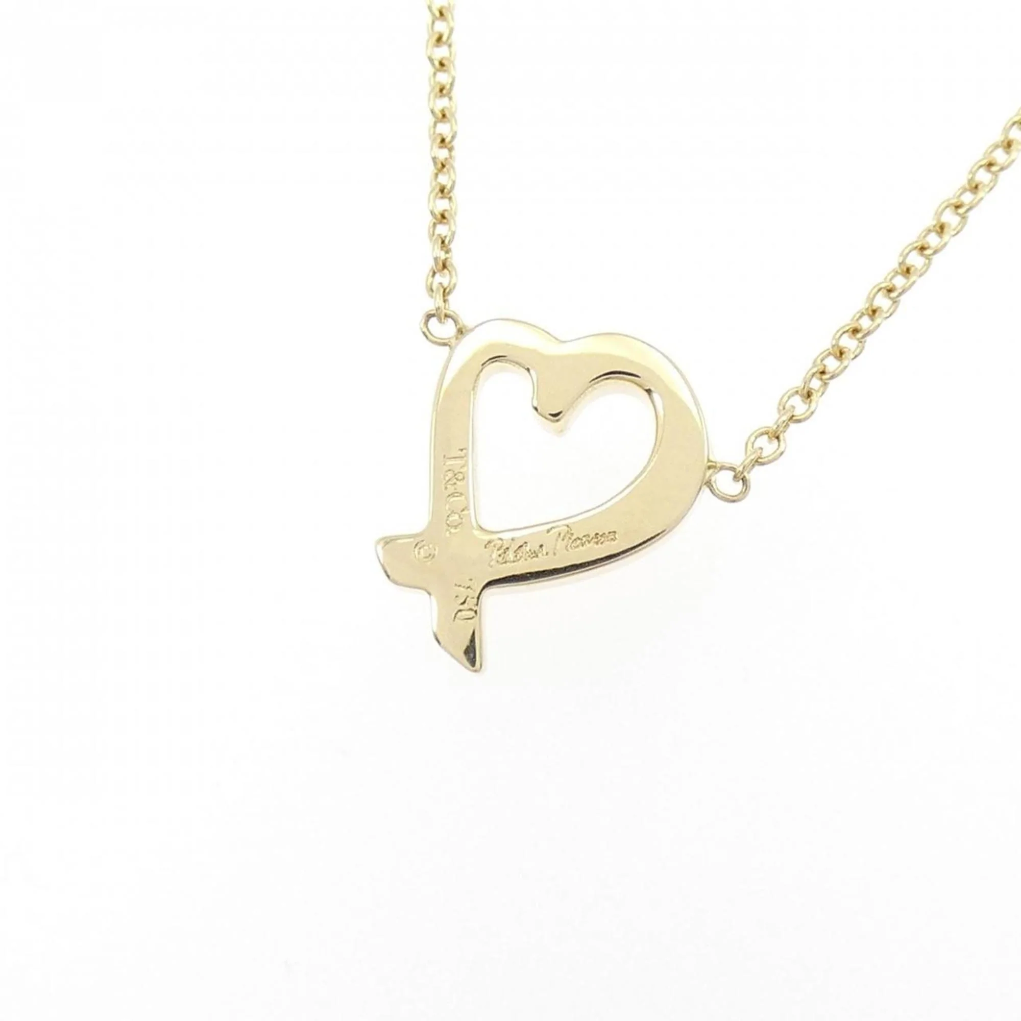 Loving Heart Pendant Necklace Yellow Mini - Image 4