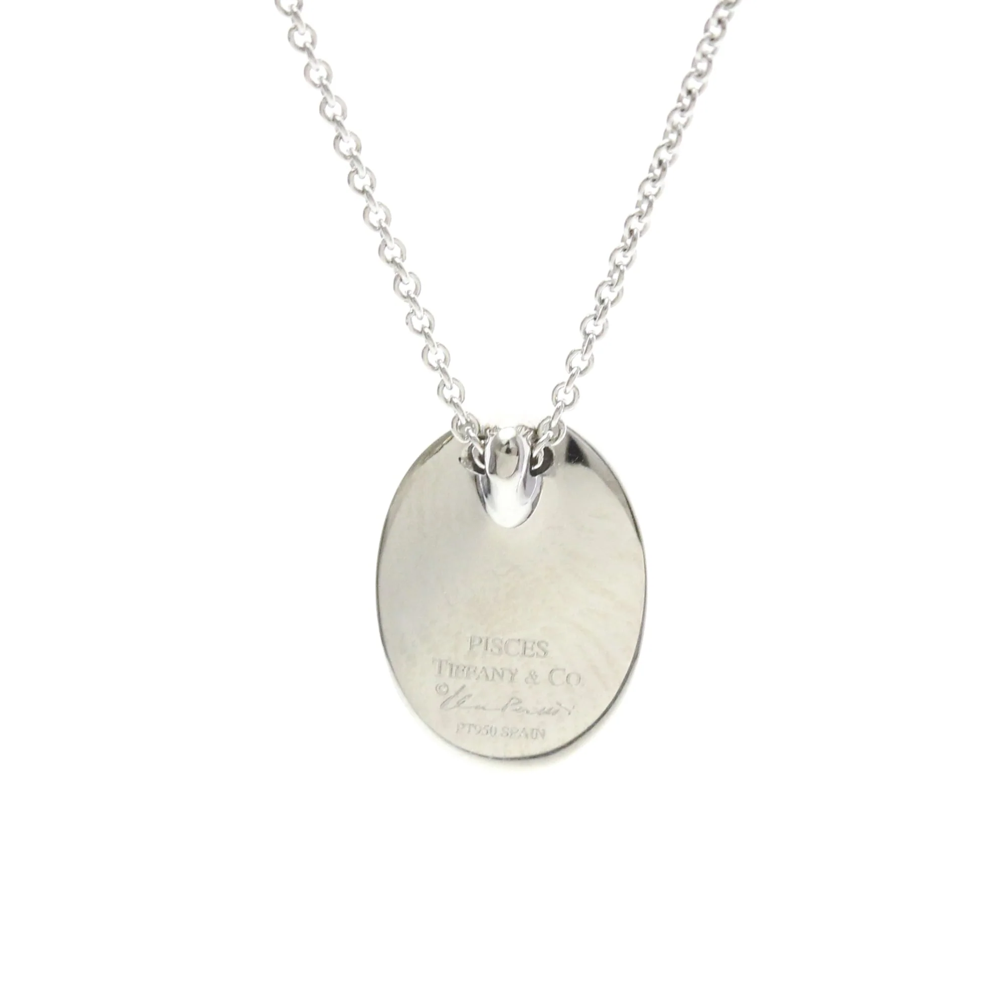 Madonna Pendant Necklace Platinum - Image 2