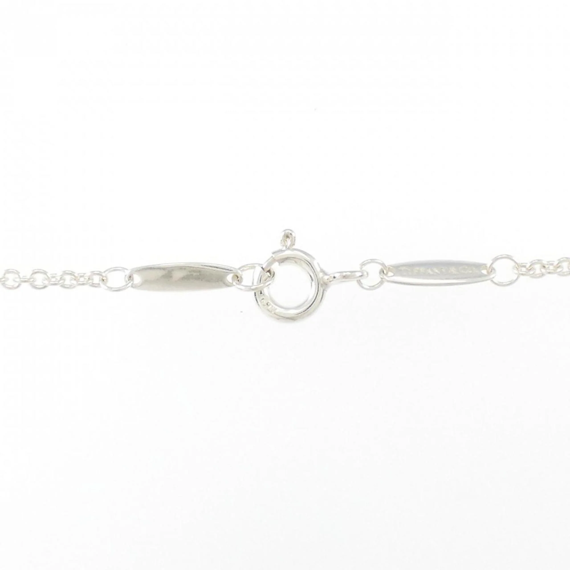 Mesh Fringe Pendant Necklace Sterling Silver - Image 4