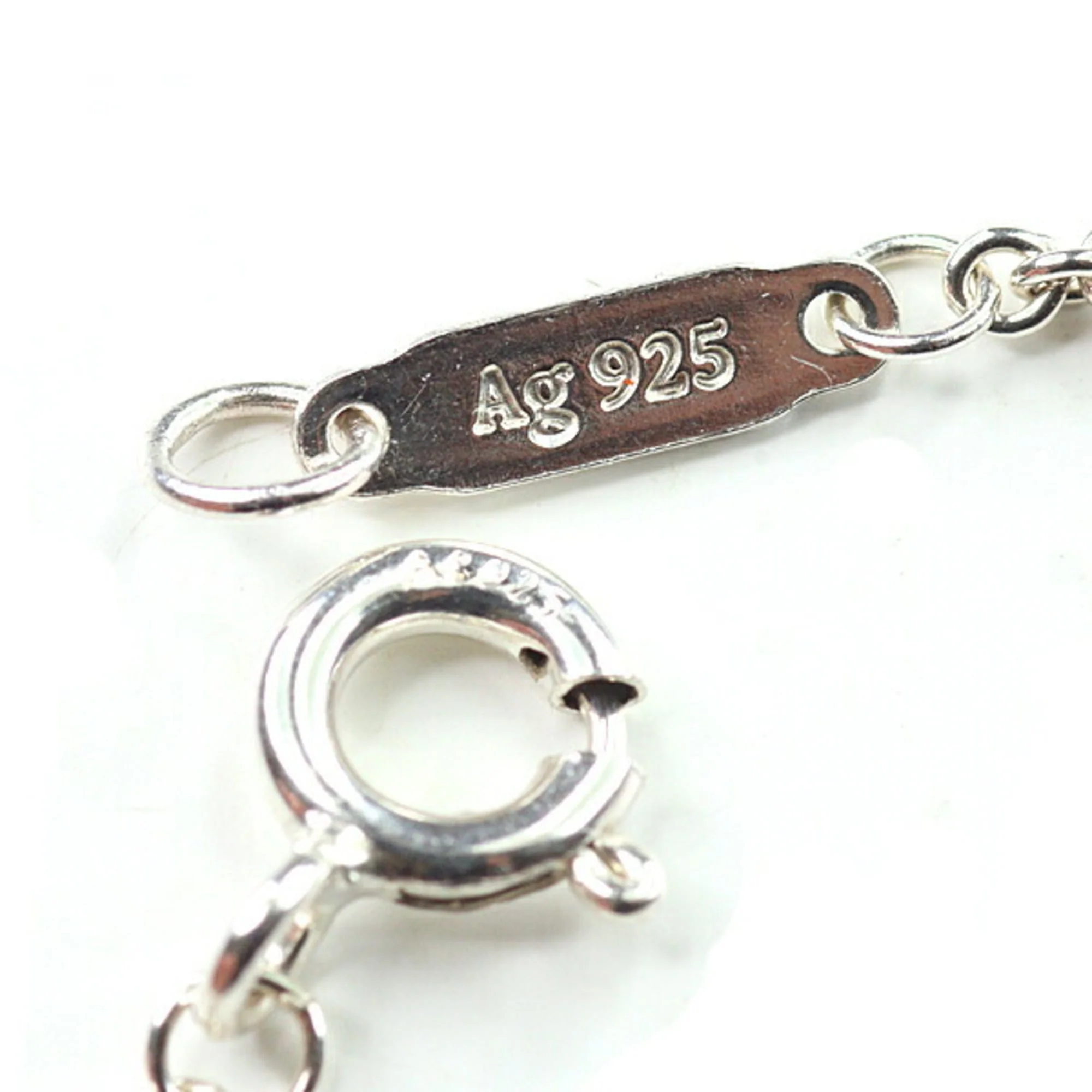 Mini Tag Pendant Necklace Sterling Silver - Image 5