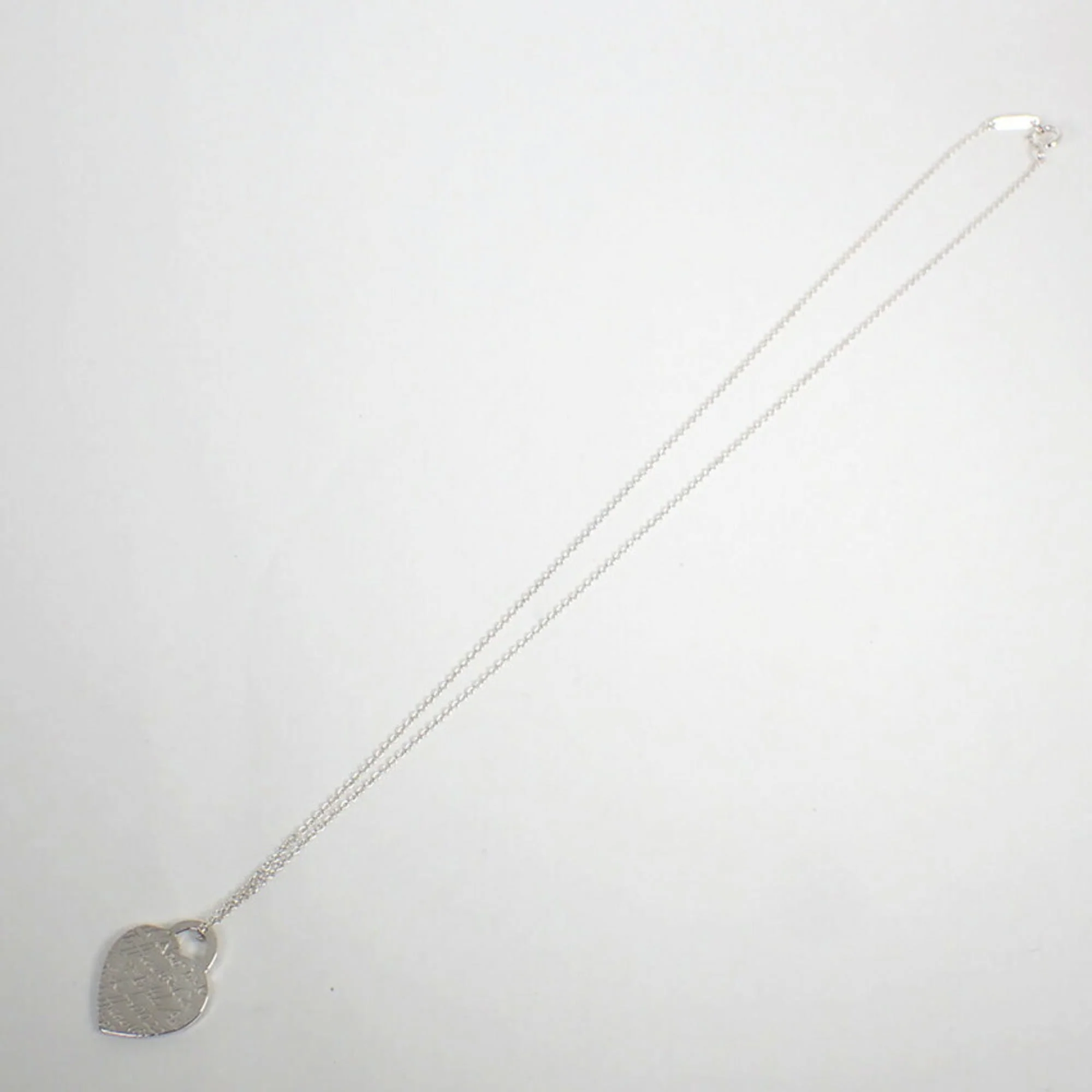 Notes Heart Pendant Necklace Sterling Silver - Image 6