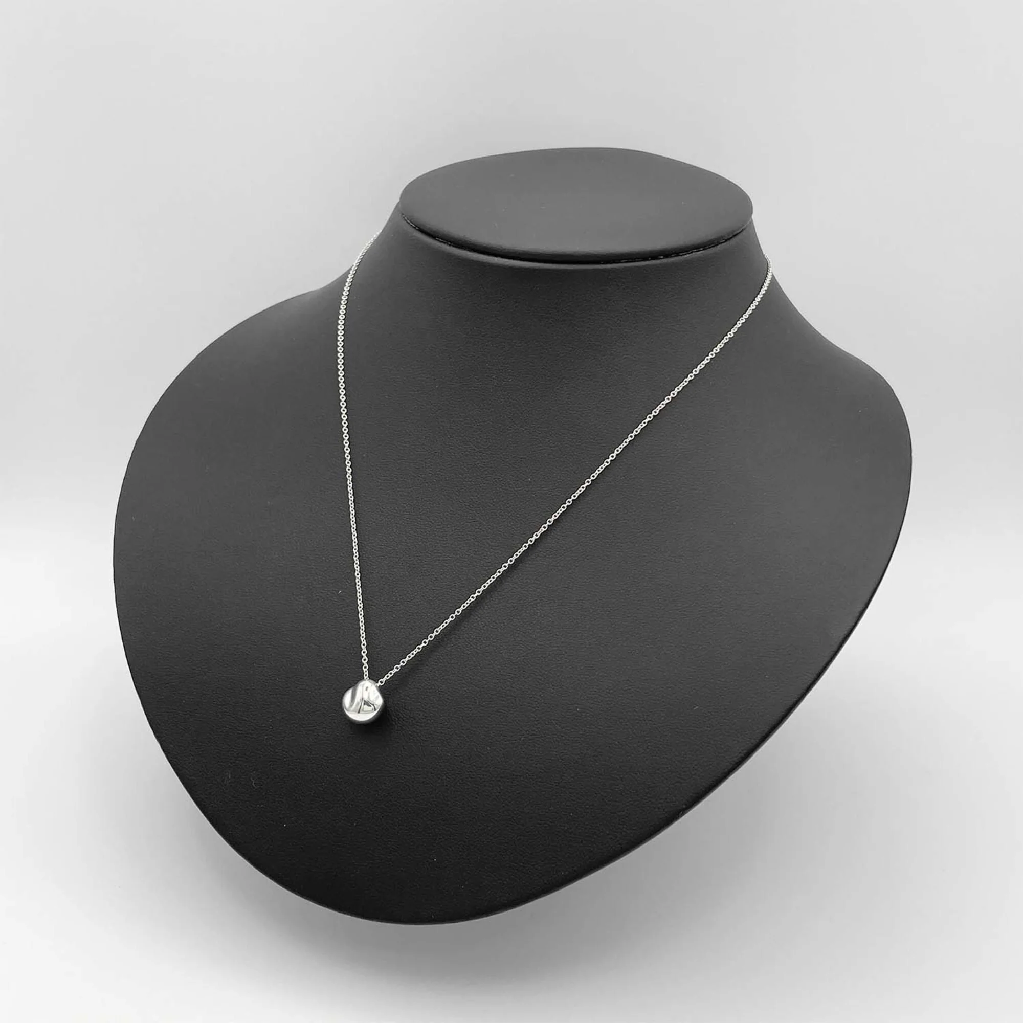 Nugget Pendant Necklace Sterling Silver - Image 7