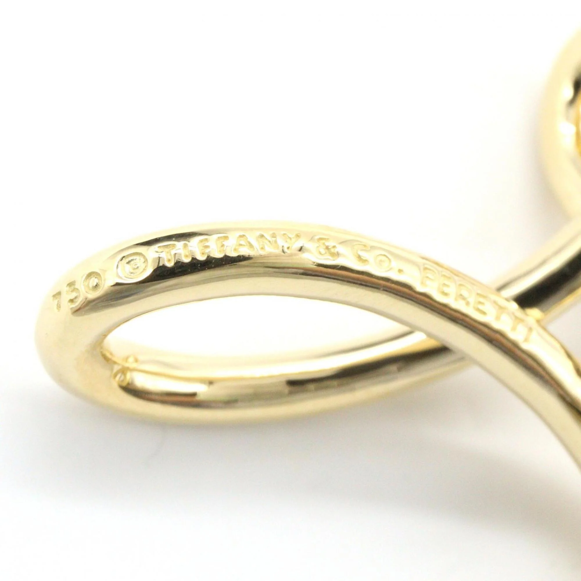 Open Cross Pendant Necklace 18K Yellow Gold - Image 4