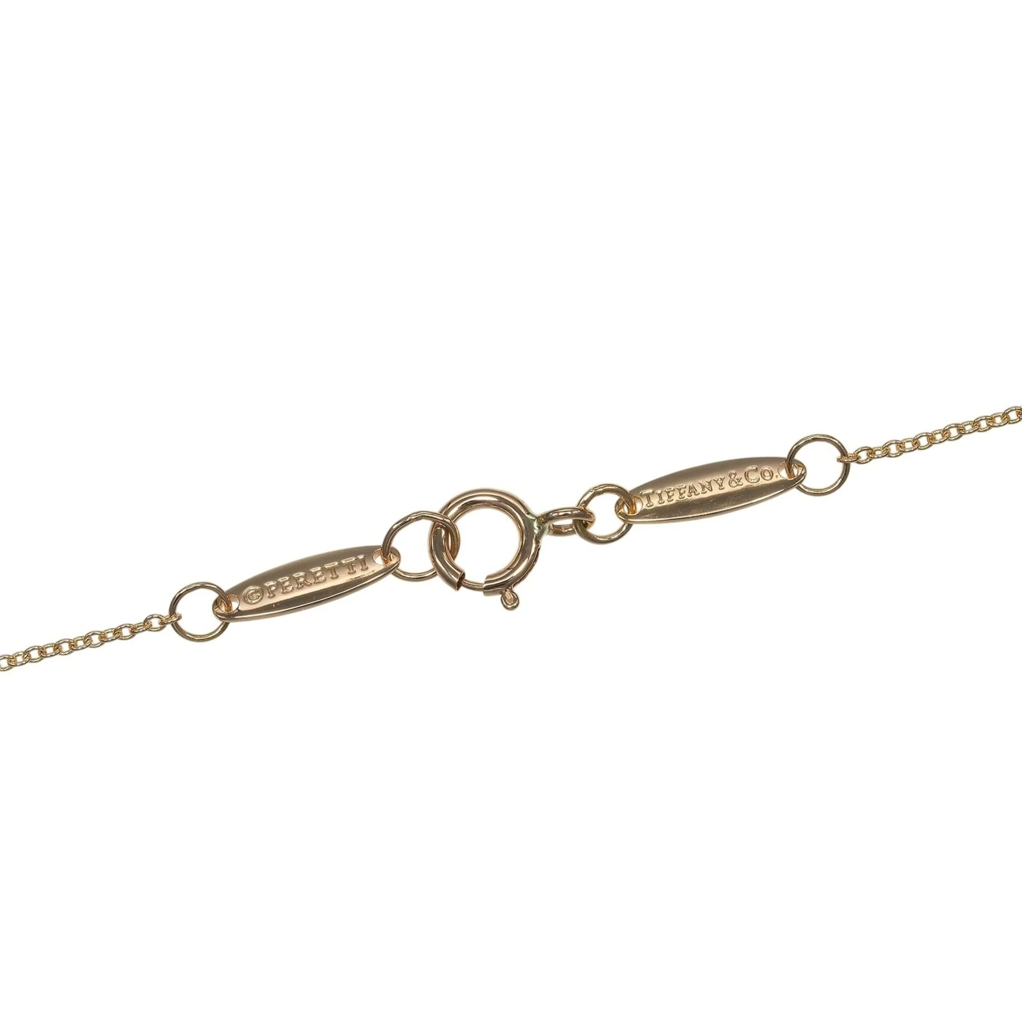 Open Heart Pendant Necklace 18K Rose Gold 6.4mm - Image 6