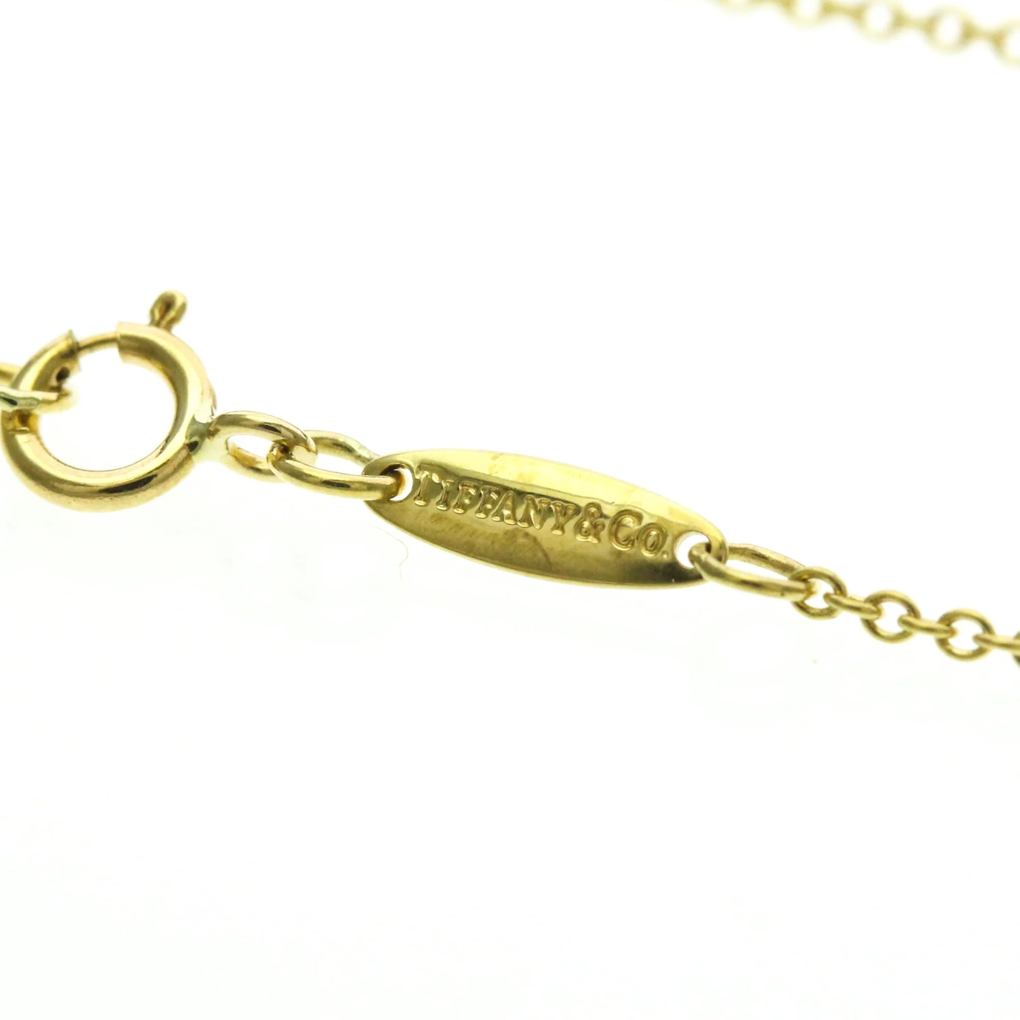 Open Heart Pendant Necklace 18K Yellow Gold 11mm - Image 8