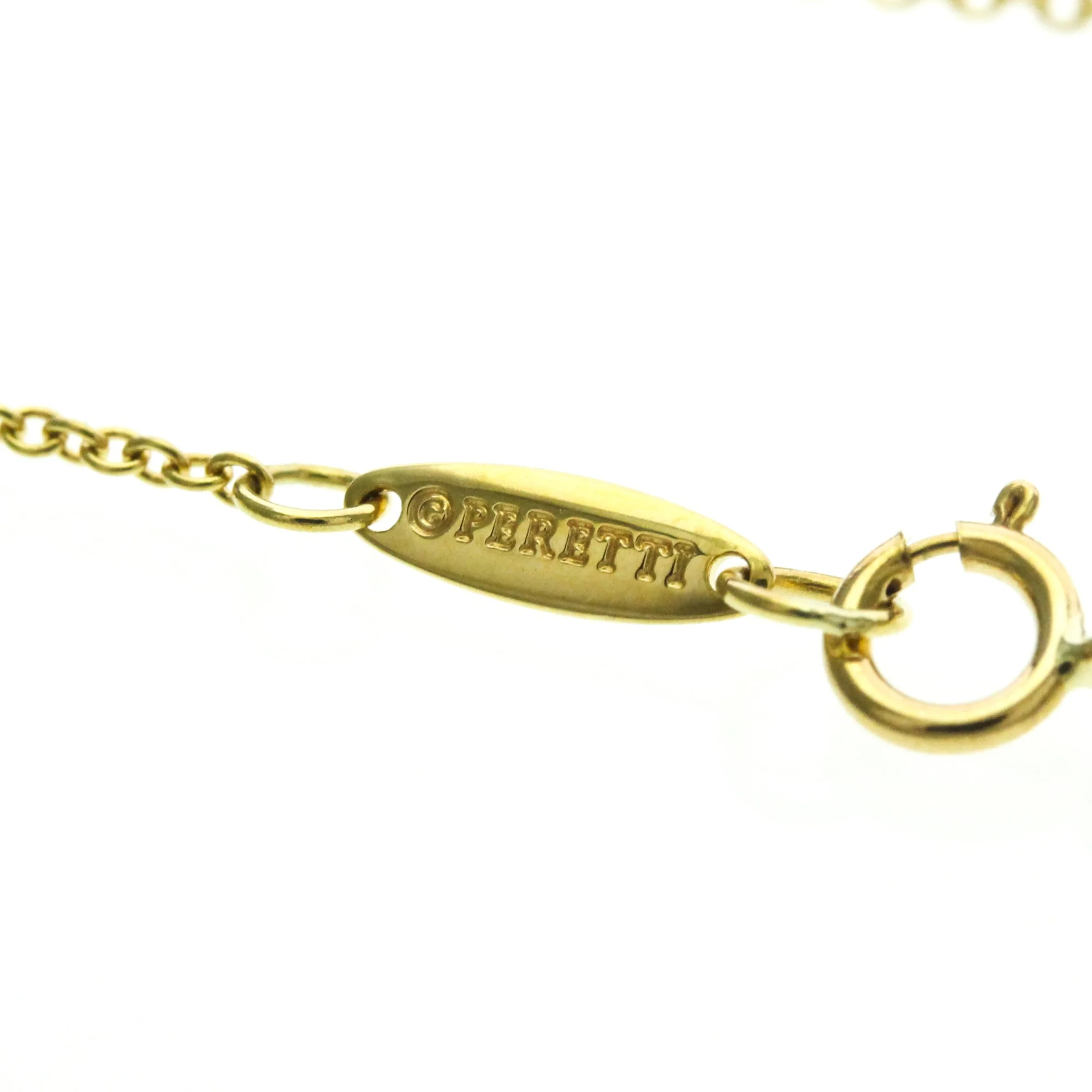 Open Heart Pendant Necklace 18K Yellow Gold 11mm - Image 9