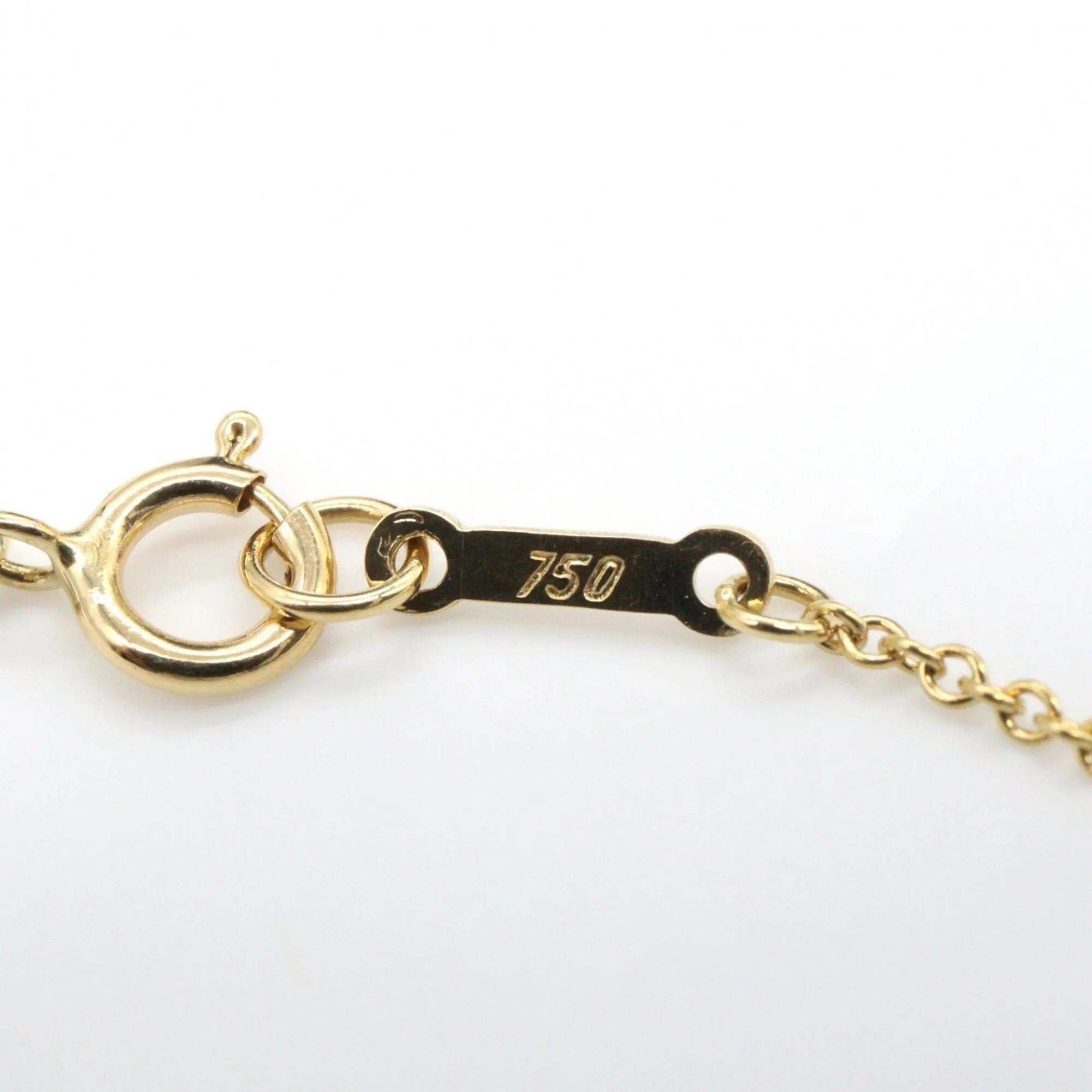 Open Heart Pendant Necklace 18K Yellow Gold 13mm - Image 4