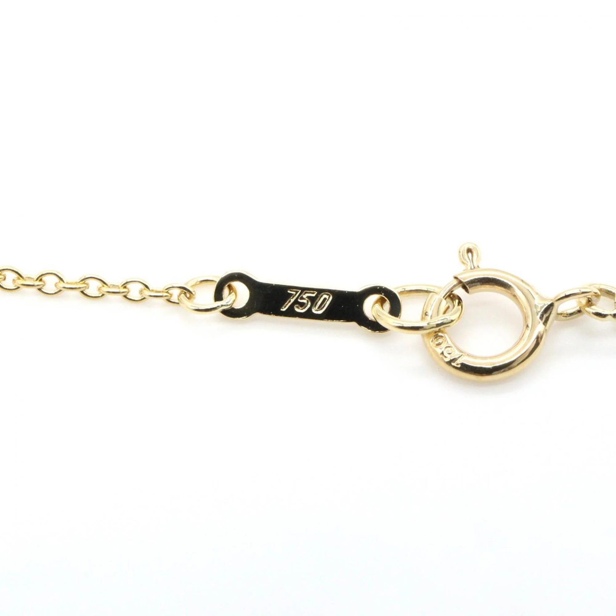 Open Heart Pendant Necklace 18K Yellow Gold 13mm - Image 4