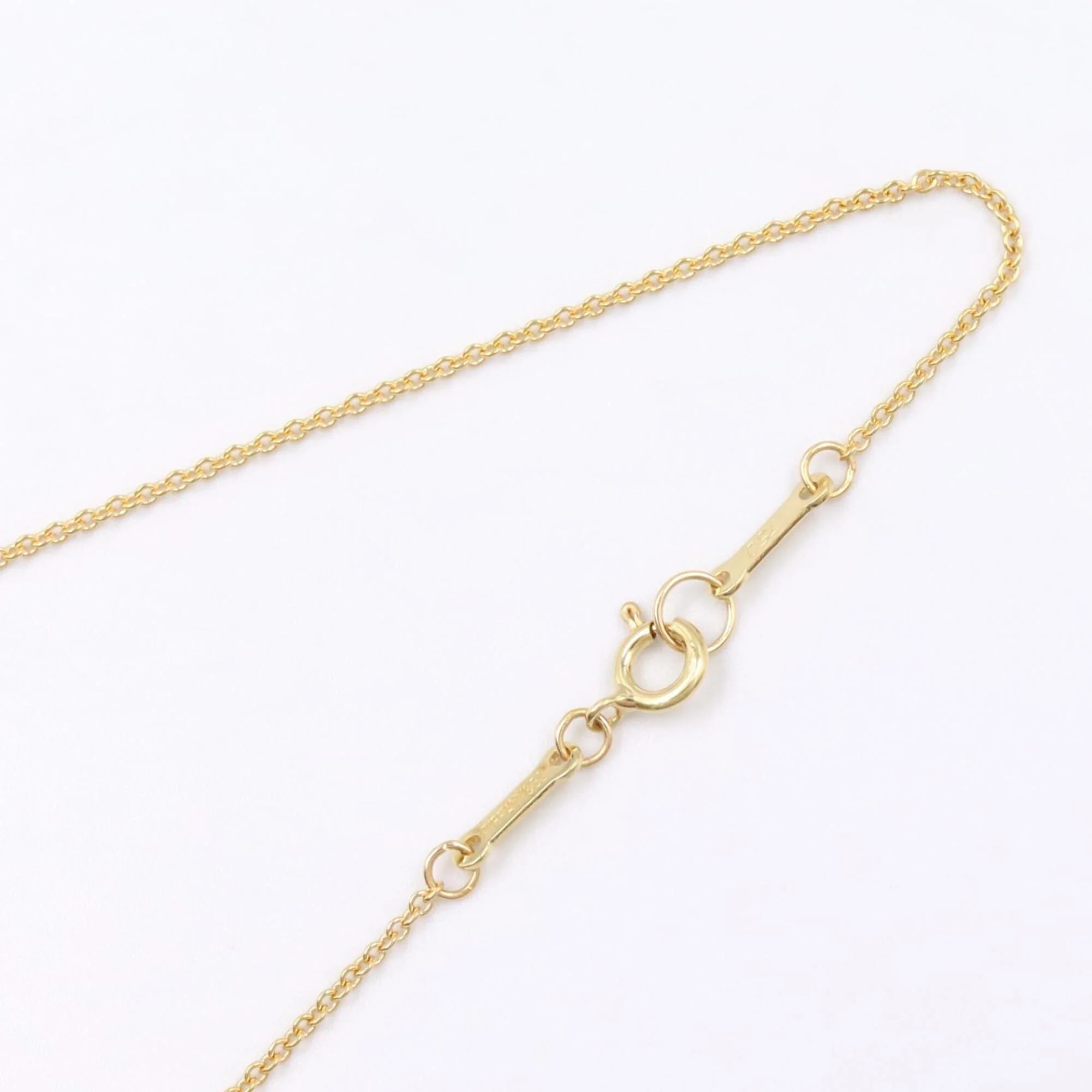 Open Heart Pendant Necklace 18K Yellow Gold 13mm - Image 5