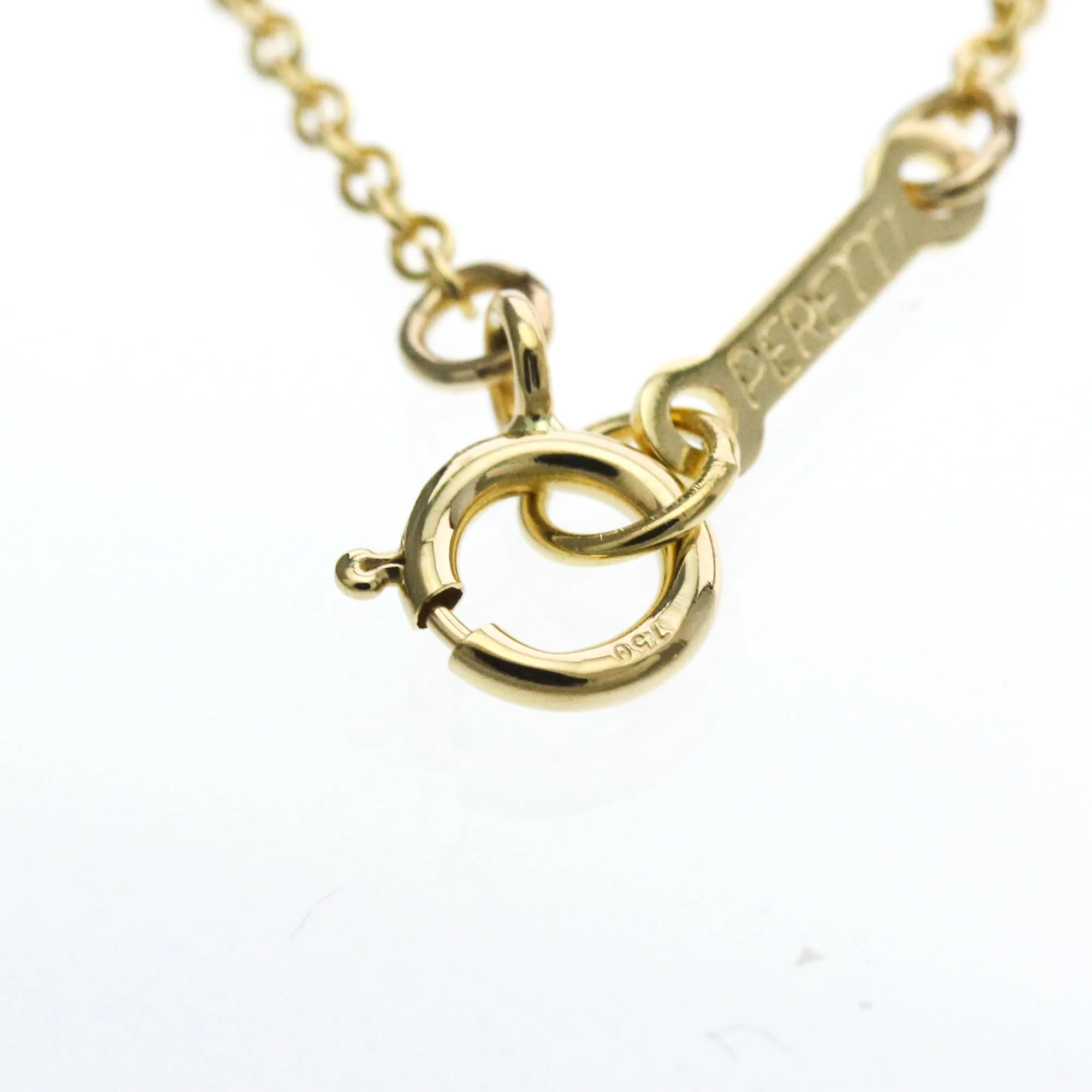 Open Heart Pendant Necklace 18K Yellow Gold 21.3mm - Image 9
