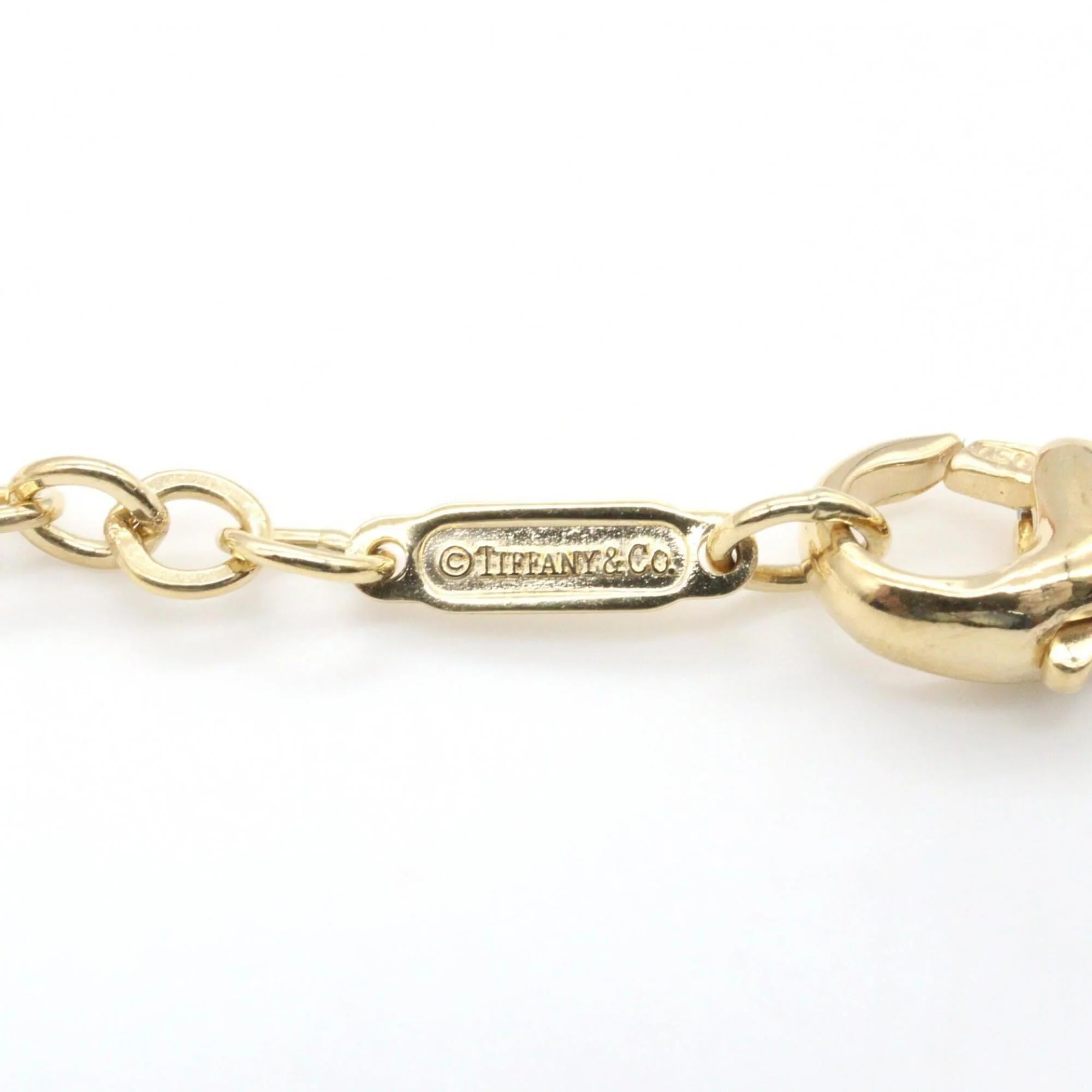 Open Heart Pendant Necklace 18K Yellow Gold 35mm - Image 3