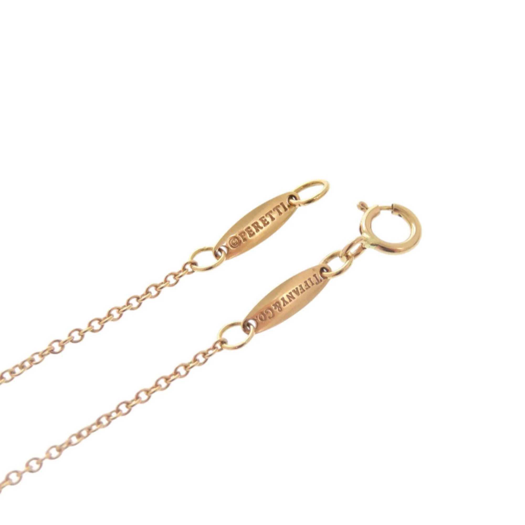 Open Heart Pendant Necklace 18K Yellow Gold and 18K Rose Gold 15mm - Image 7