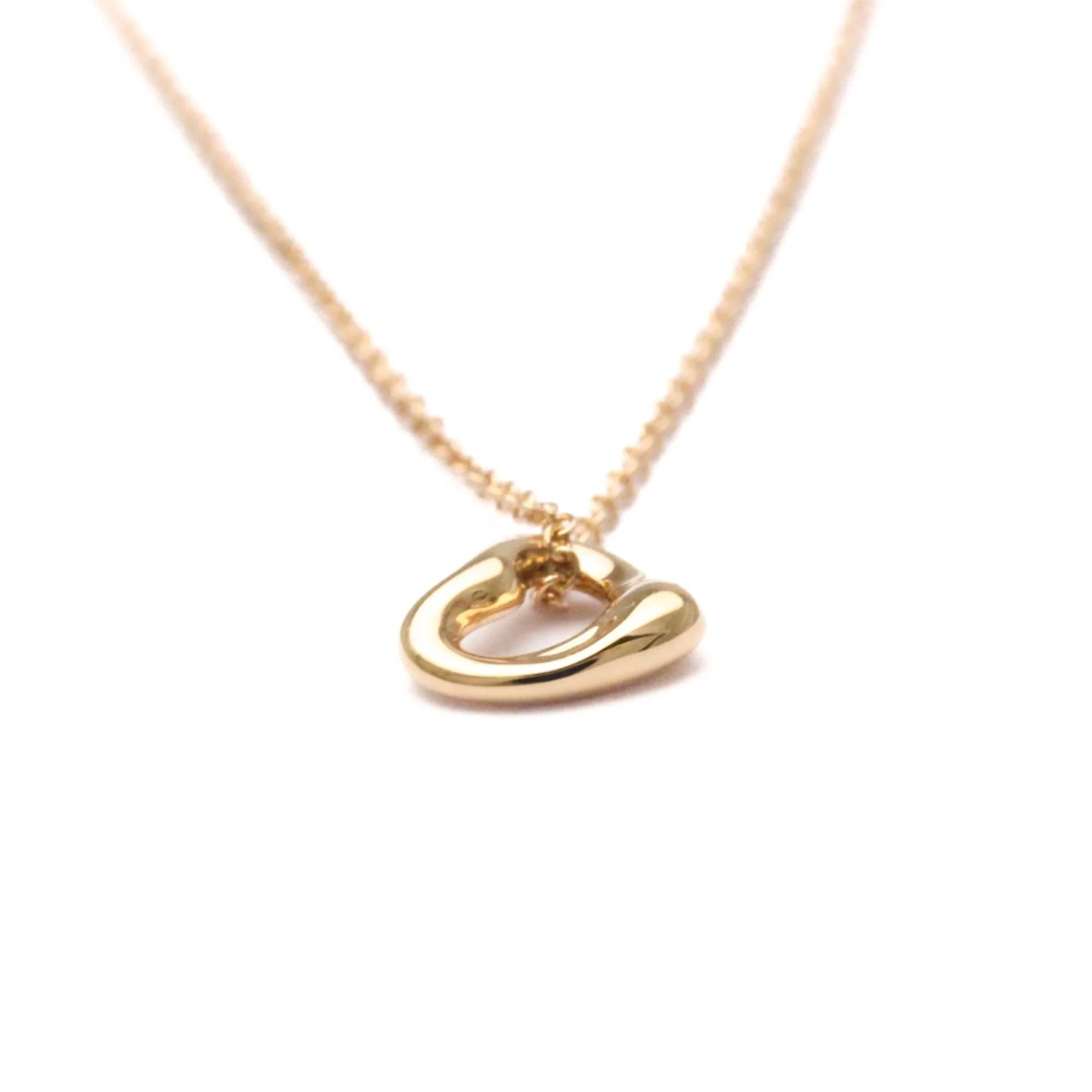 Open Heart Pendant Necklace 7.2mm - Image 6