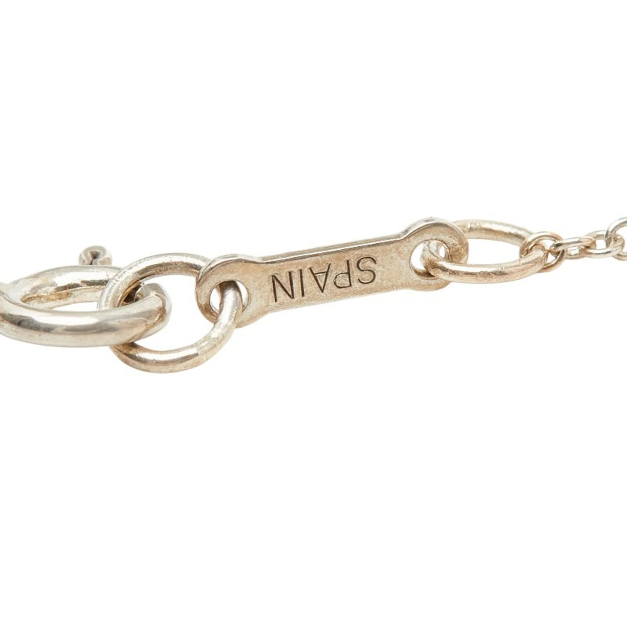 Open Heart Pendant Necklace Sterling Silver 14.6mm - Image 5