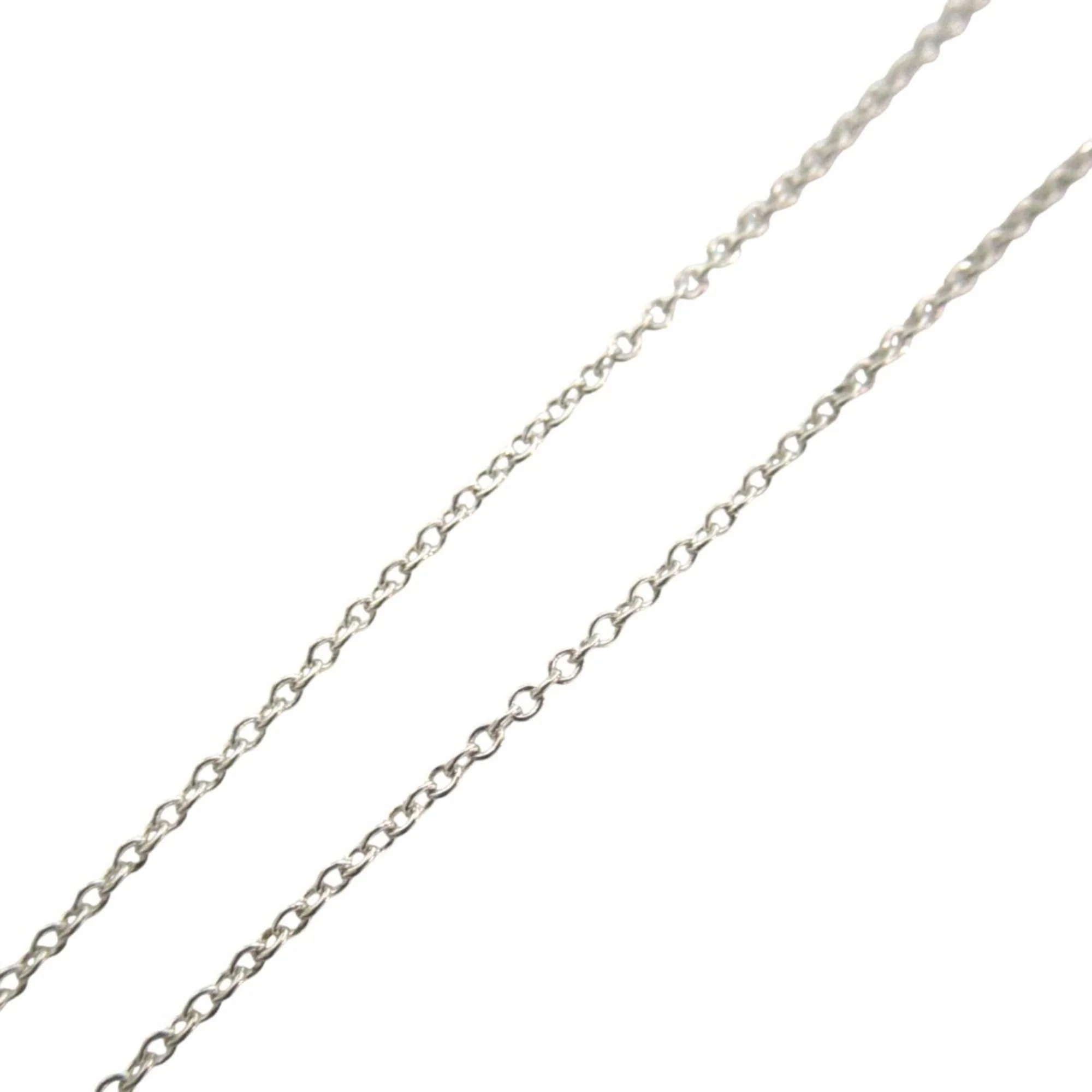 Open Heart Pendant Necklace Sterling Silver 14mm - Image 5