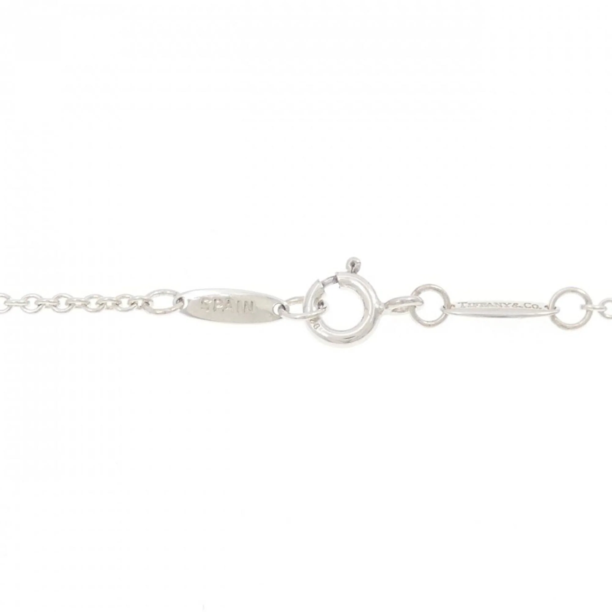Open Heart Pendant Necklace Sterling Silver 1.5mm - Image 4