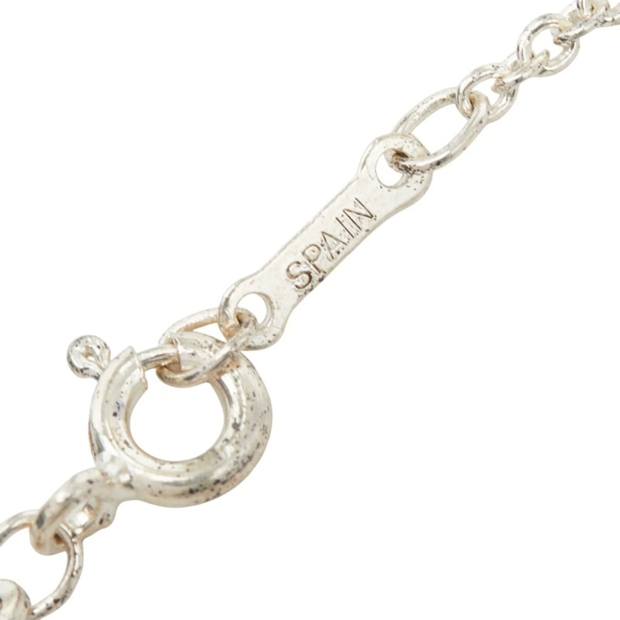 Open Heart Pendant Necklace Sterling Silver 18.4mm - Image 5