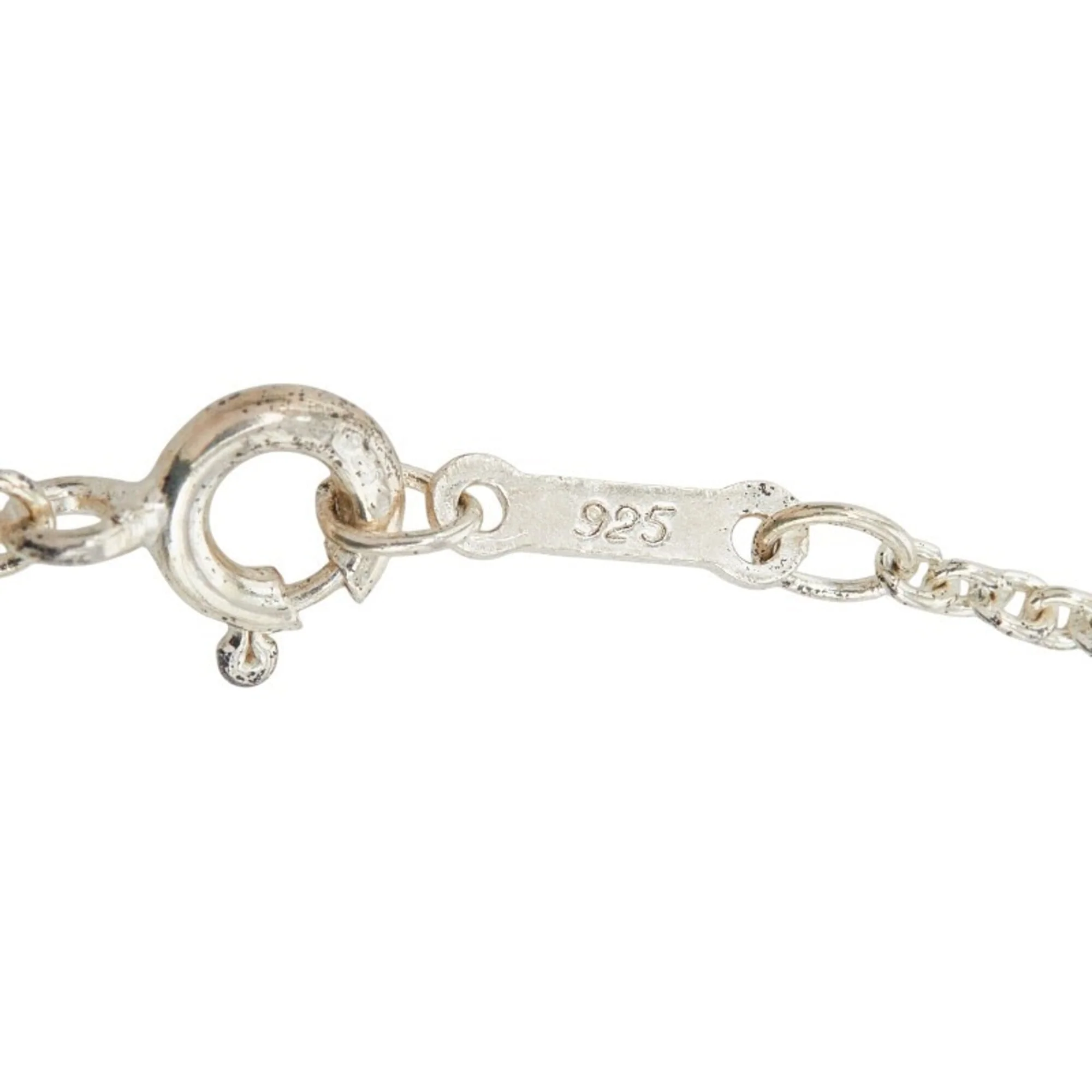 Open Heart Pendant Necklace Sterling Silver 18.4mm - Image 7
