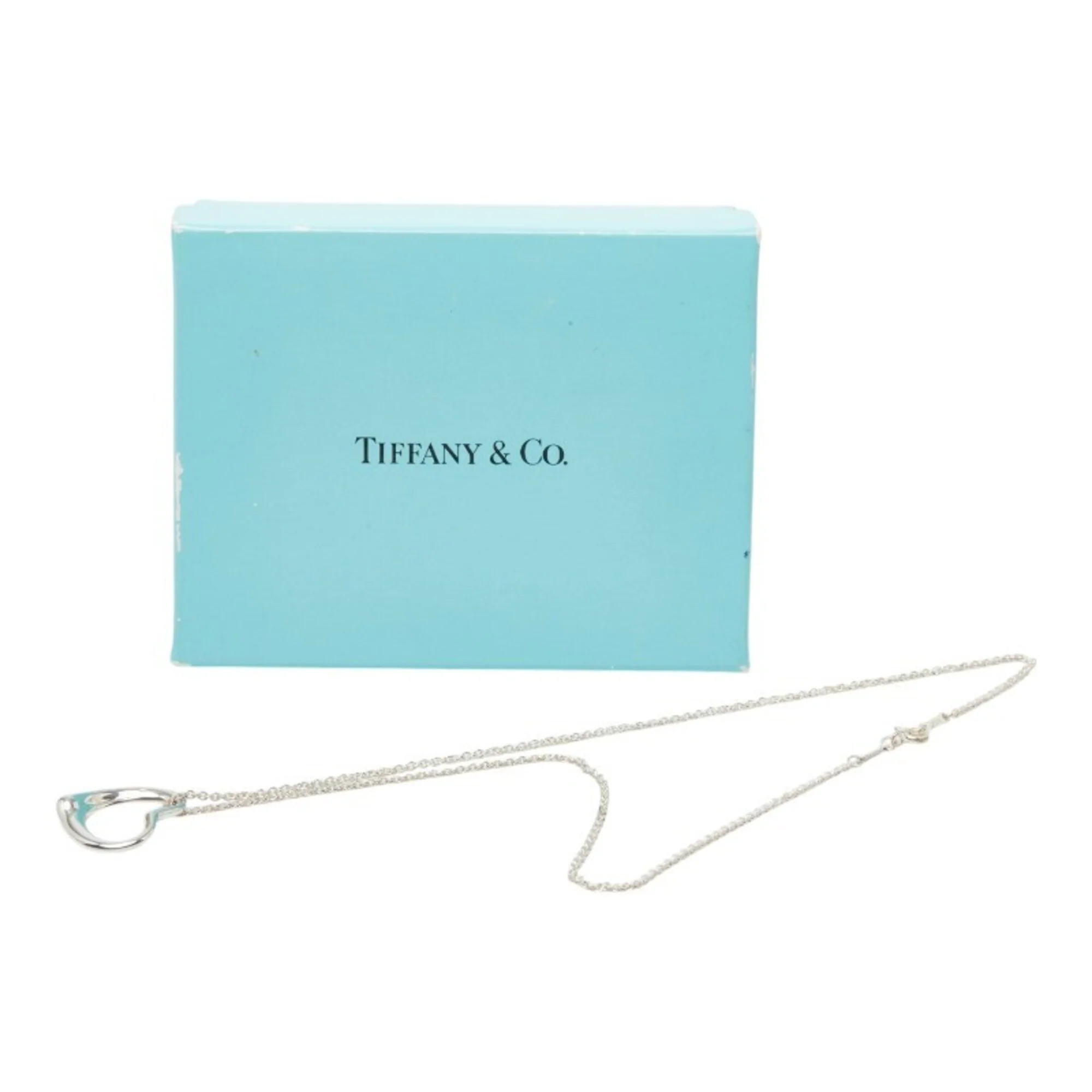 Open Heart Pendant Necklace Sterling Silver 18.4mm - Image 9