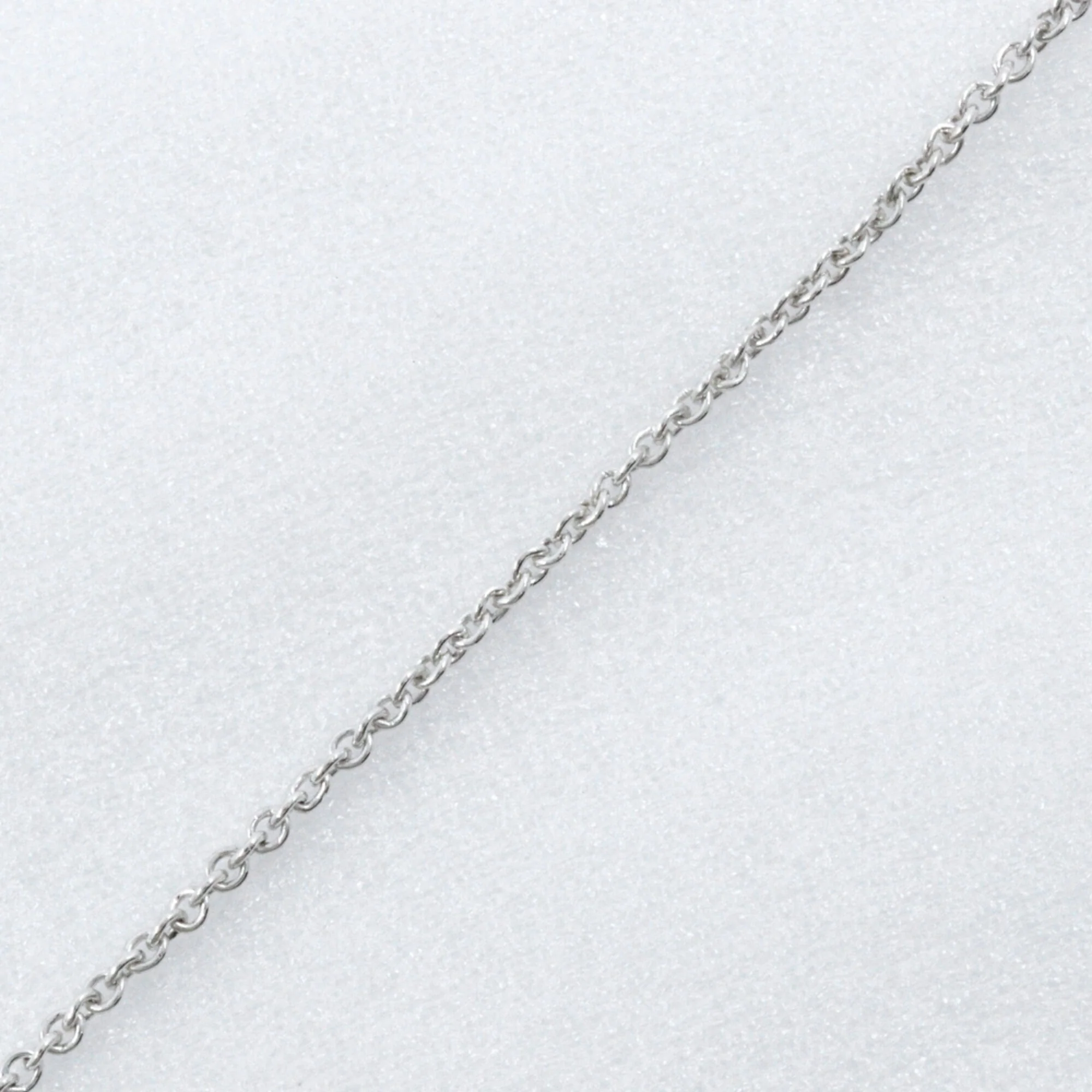 Open Heart Pendant Necklace Sterling Silver 18mm - Image 4