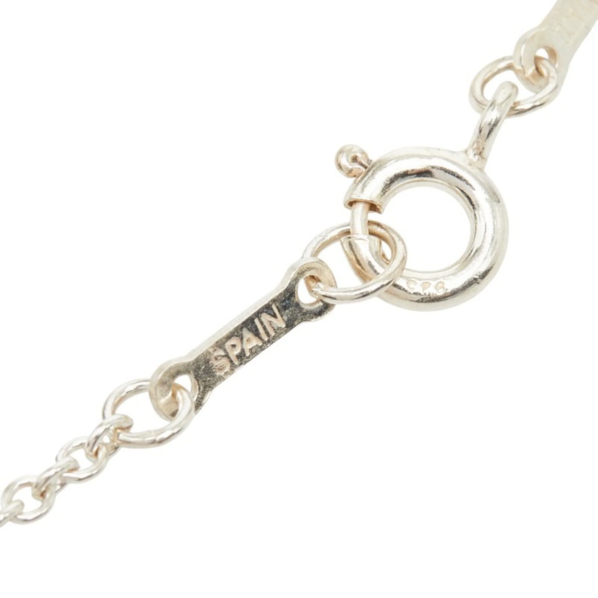 Open Heart Pendant Necklace Sterling Silver 19.3mm - Image 8