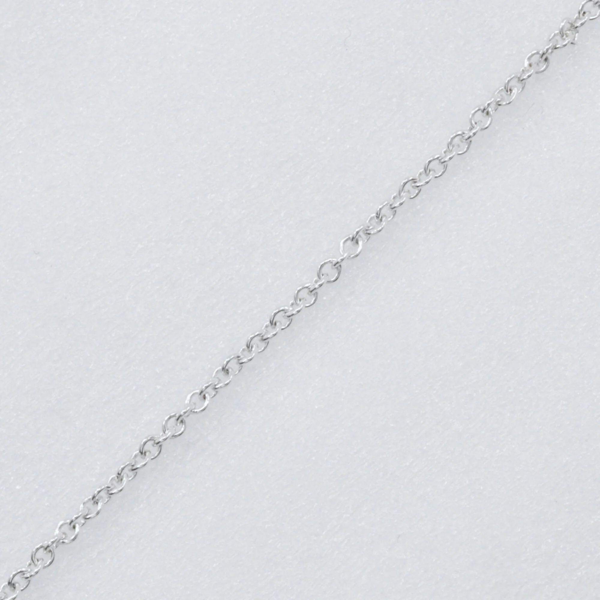 Open Heart Pendant Necklace Sterling Silver 19mm - Image 4