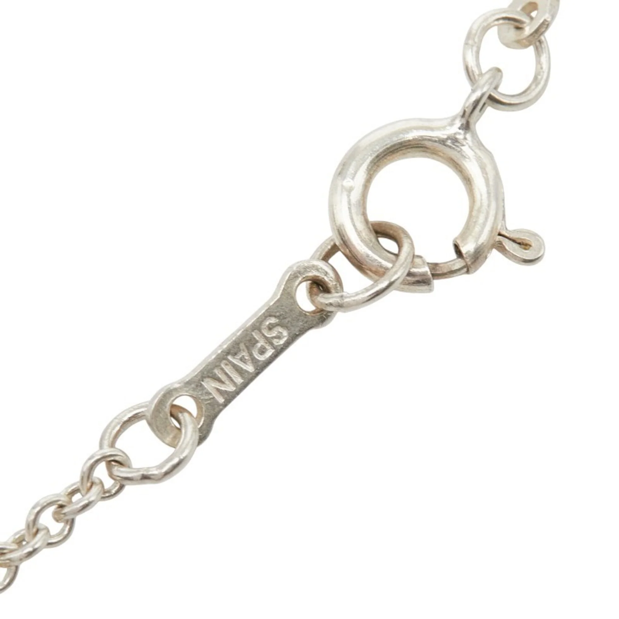 Open Heart Pendant Necklace Sterling Silver 25.3mm - Image 8
