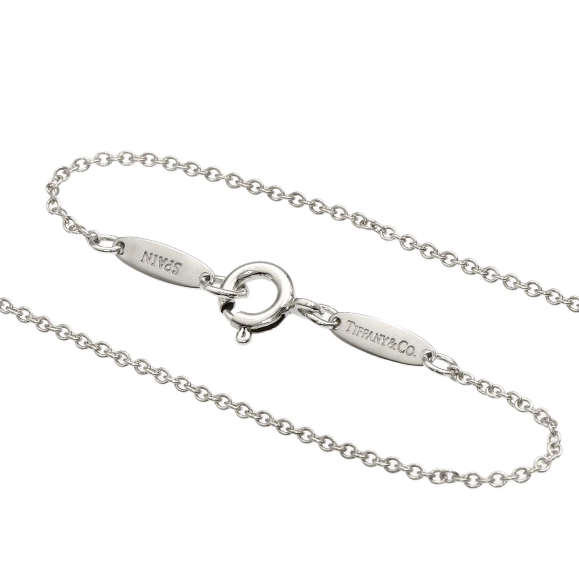 Open Heart Pendant Necklace Sterling Silver 9.9mm - Image 3