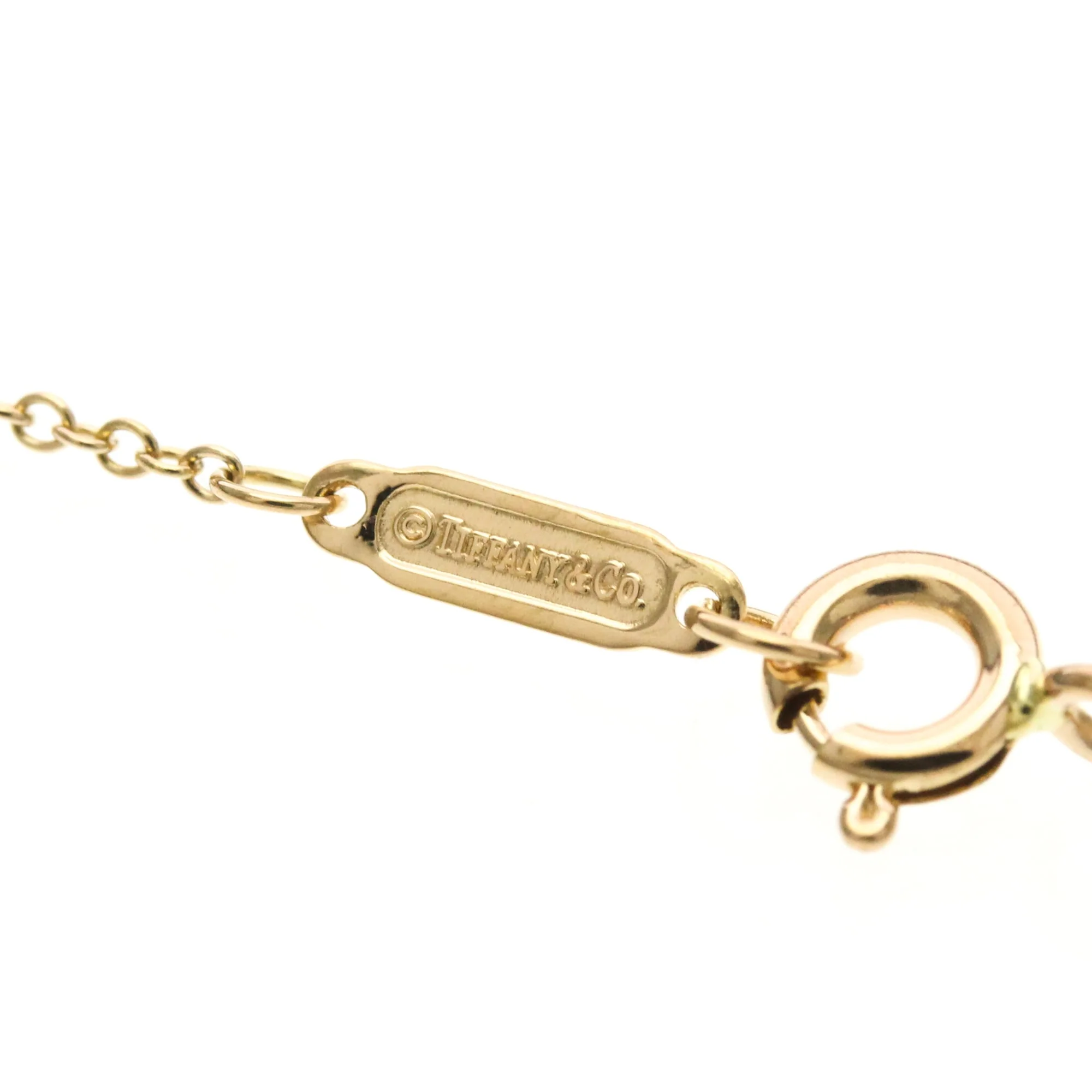 Oval Key Pendant Necklace 18K Rose Gold - Image 9