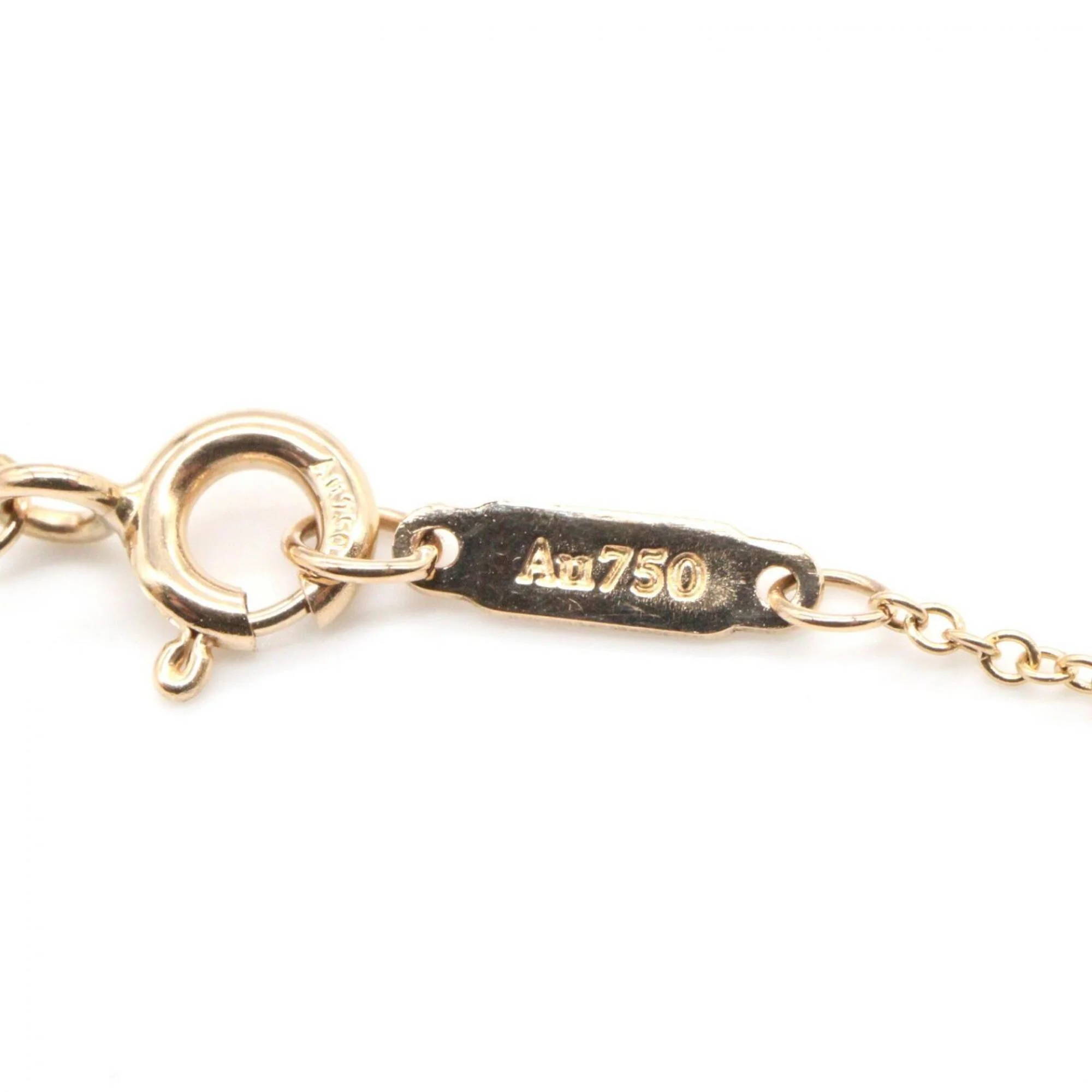 Oval Key Pendant Necklace 18K Rose Gold - Image 4