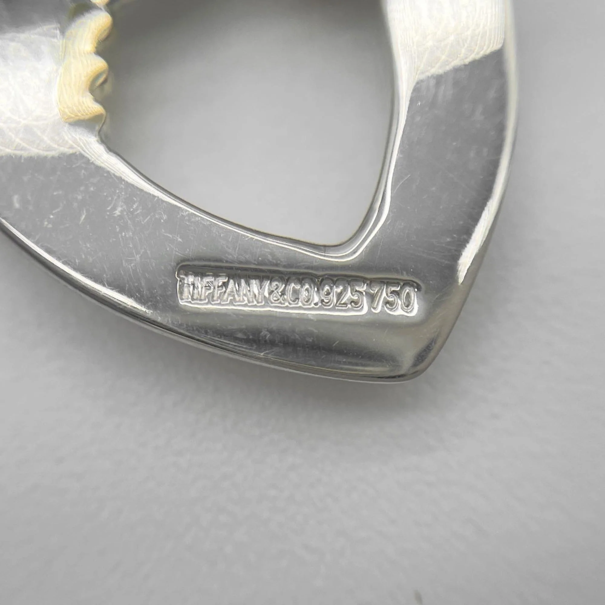 Pendant Necklace 18K Gold and Sterling Silver - Image 7