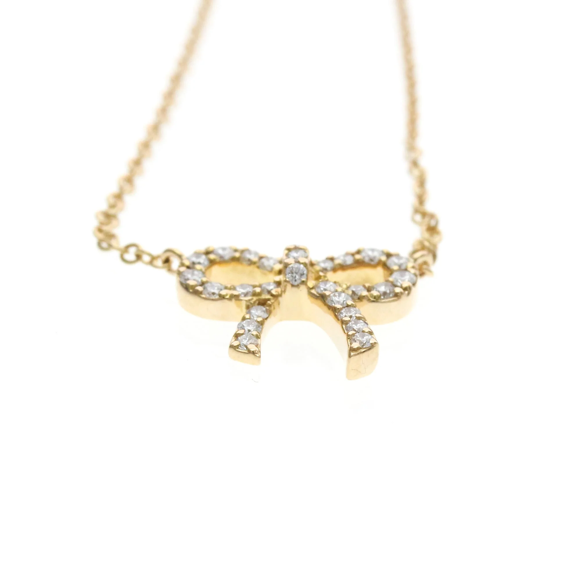 Pendant Necklace 18K Rose Gold with Diamond - Image 4