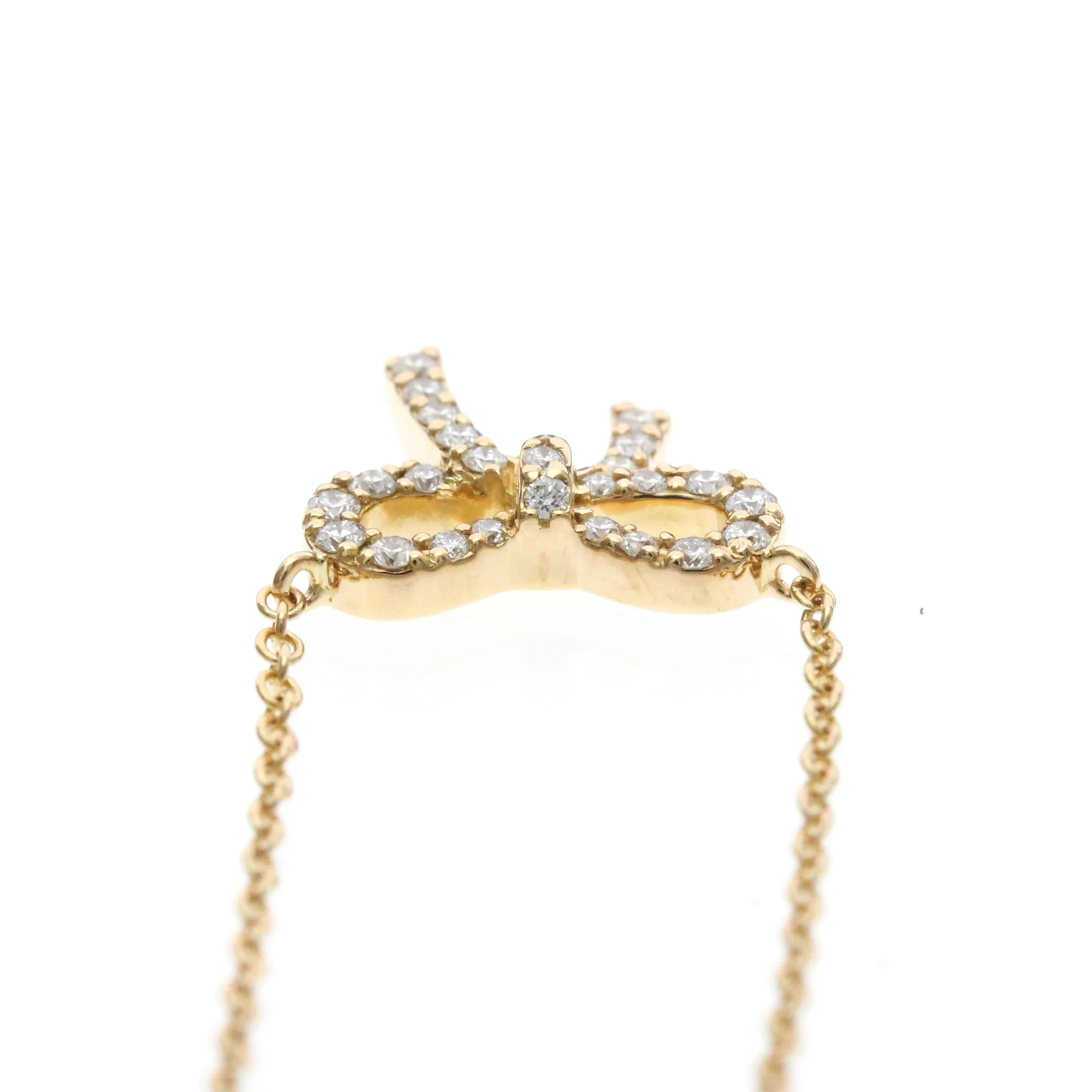 Pendant Necklace 18K Rose Gold with Diamond - Image 6