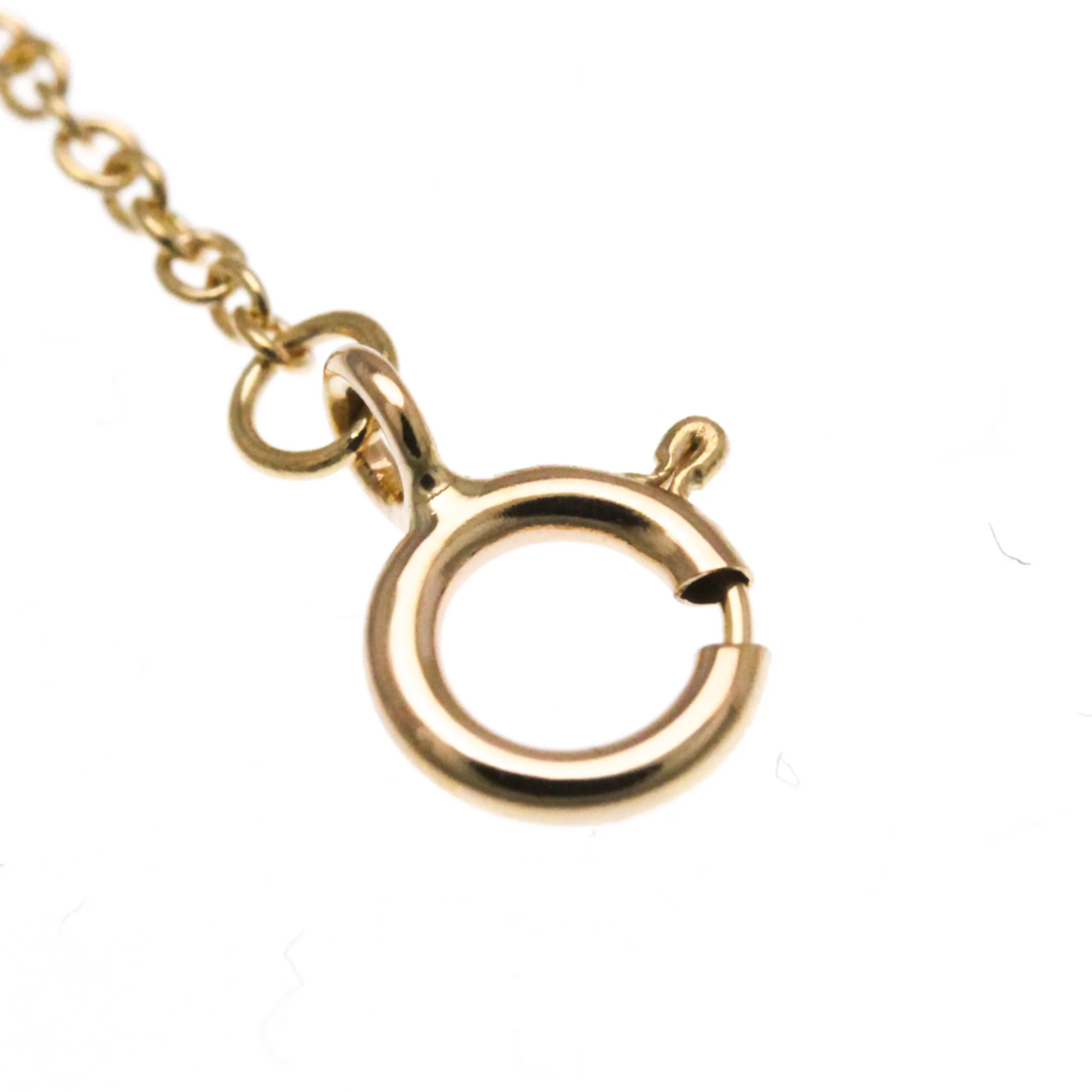 Pendant Necklace 18K Rose Gold With Diamond and Turquoise - Image 9