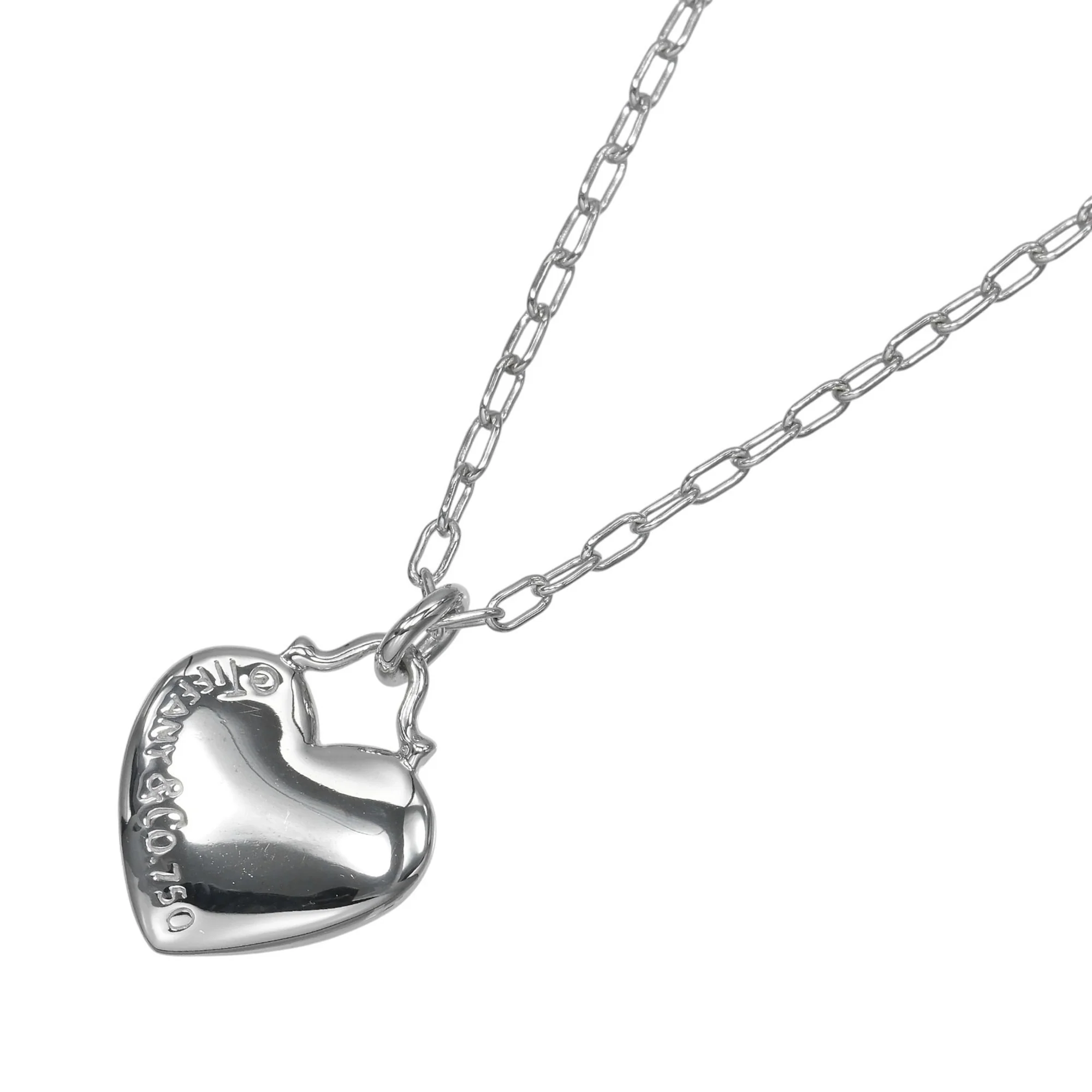 Pendant Necklace 18K White Gold - Image 3