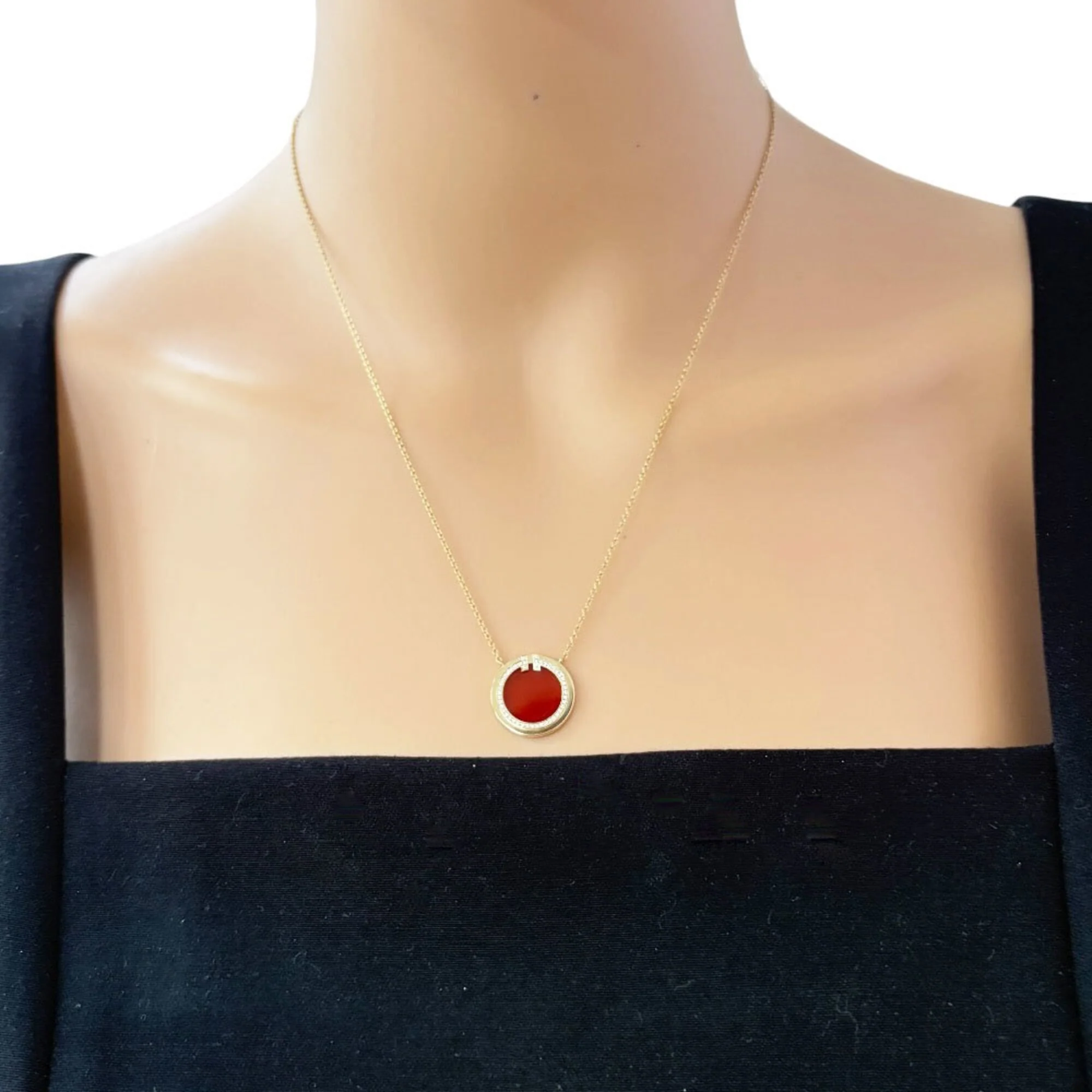 Pendant Necklace 18K Yellow Gold - Image 2