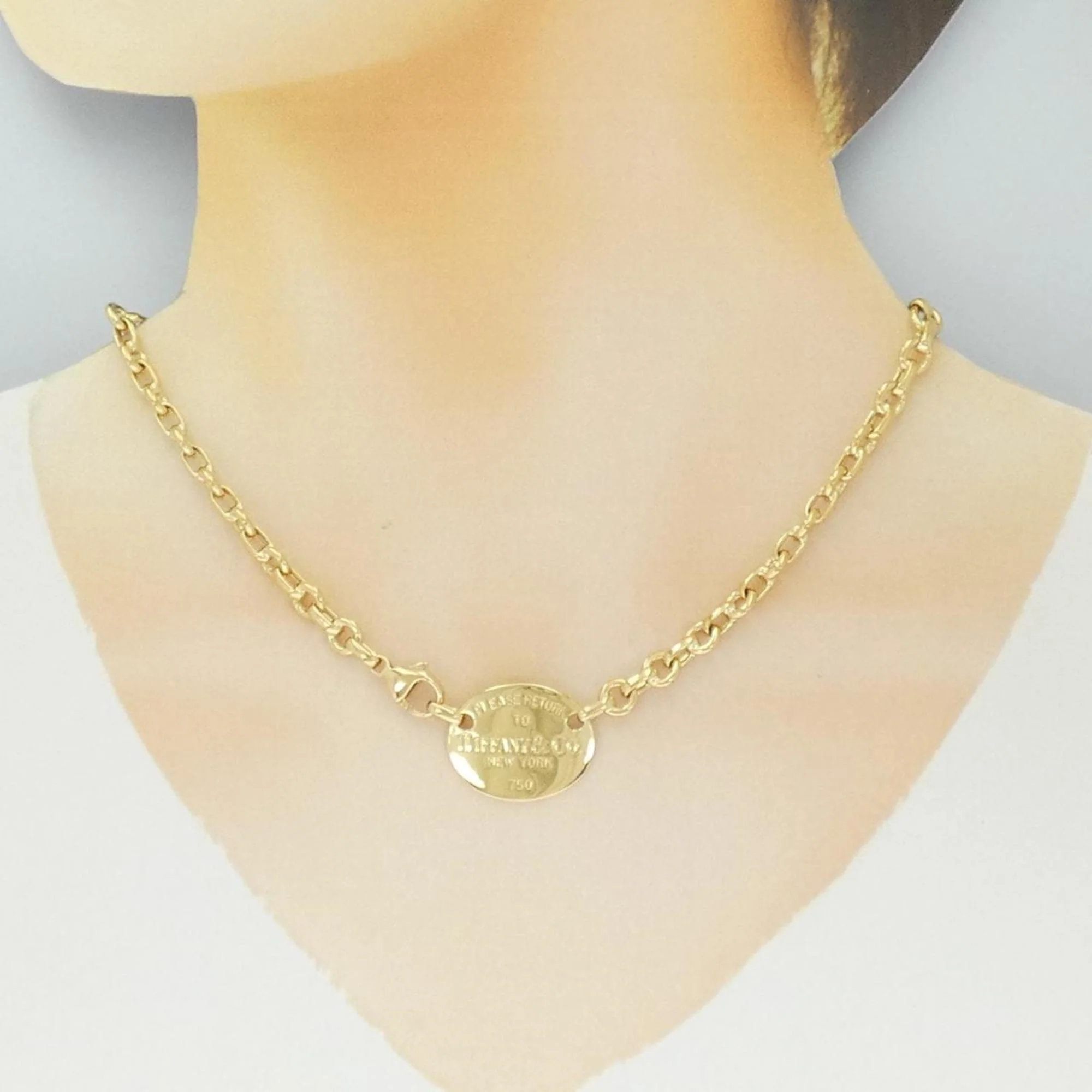 Pendant Necklace 18K Yellow Gold - Image 6