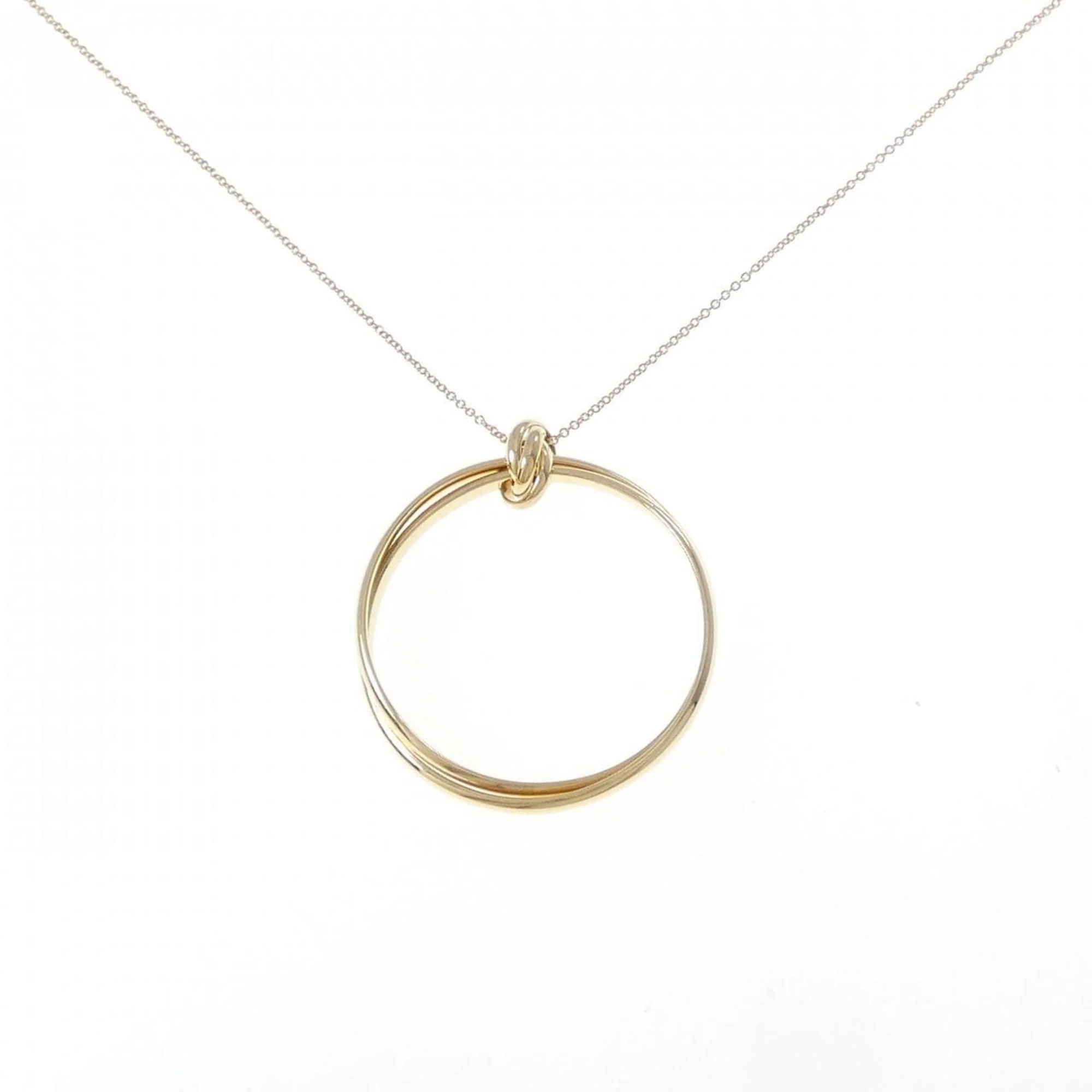 Pendant Necklace 18K Yellow Gold Large