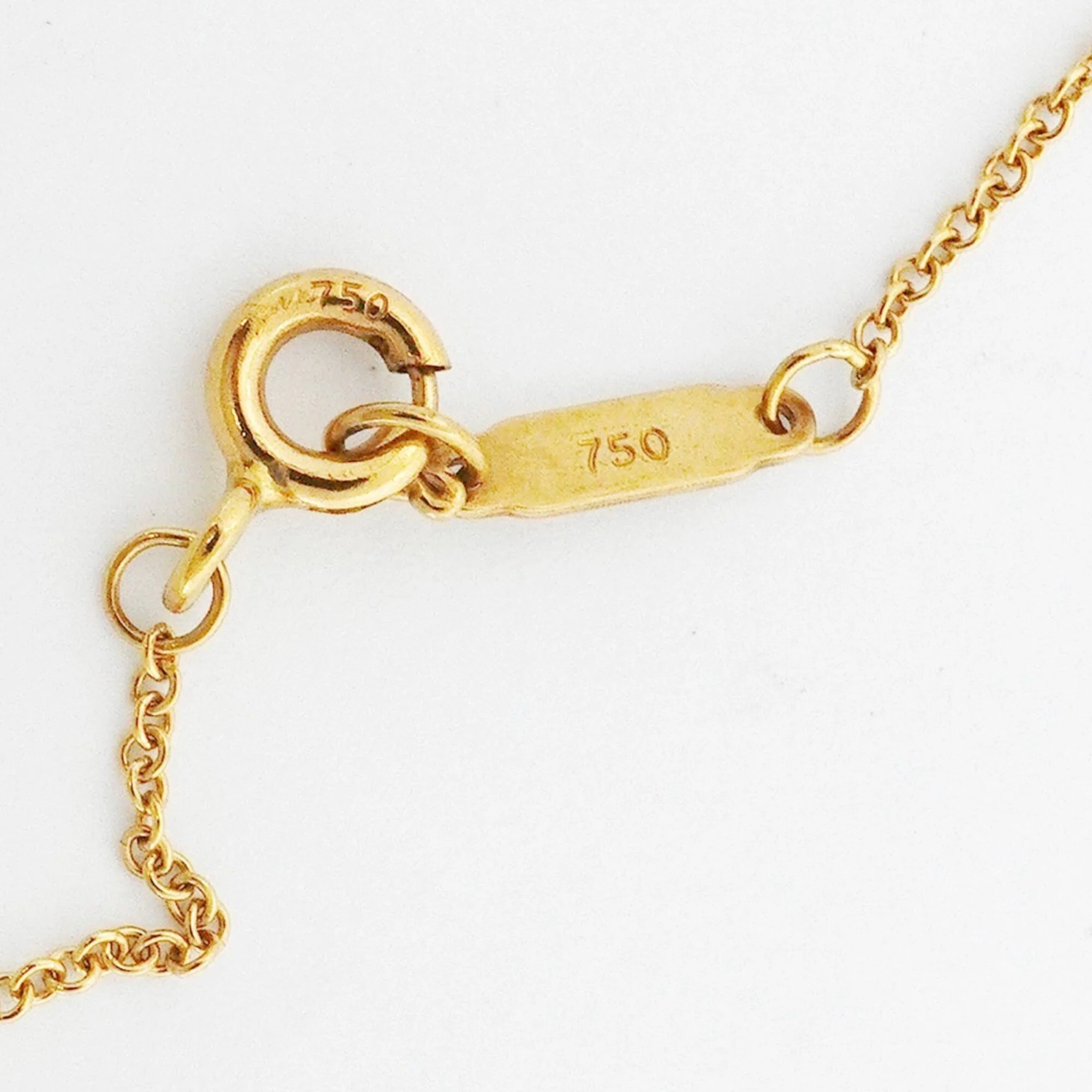 Pendant Necklace 18K Yellow Gold with Diamond - Image 5