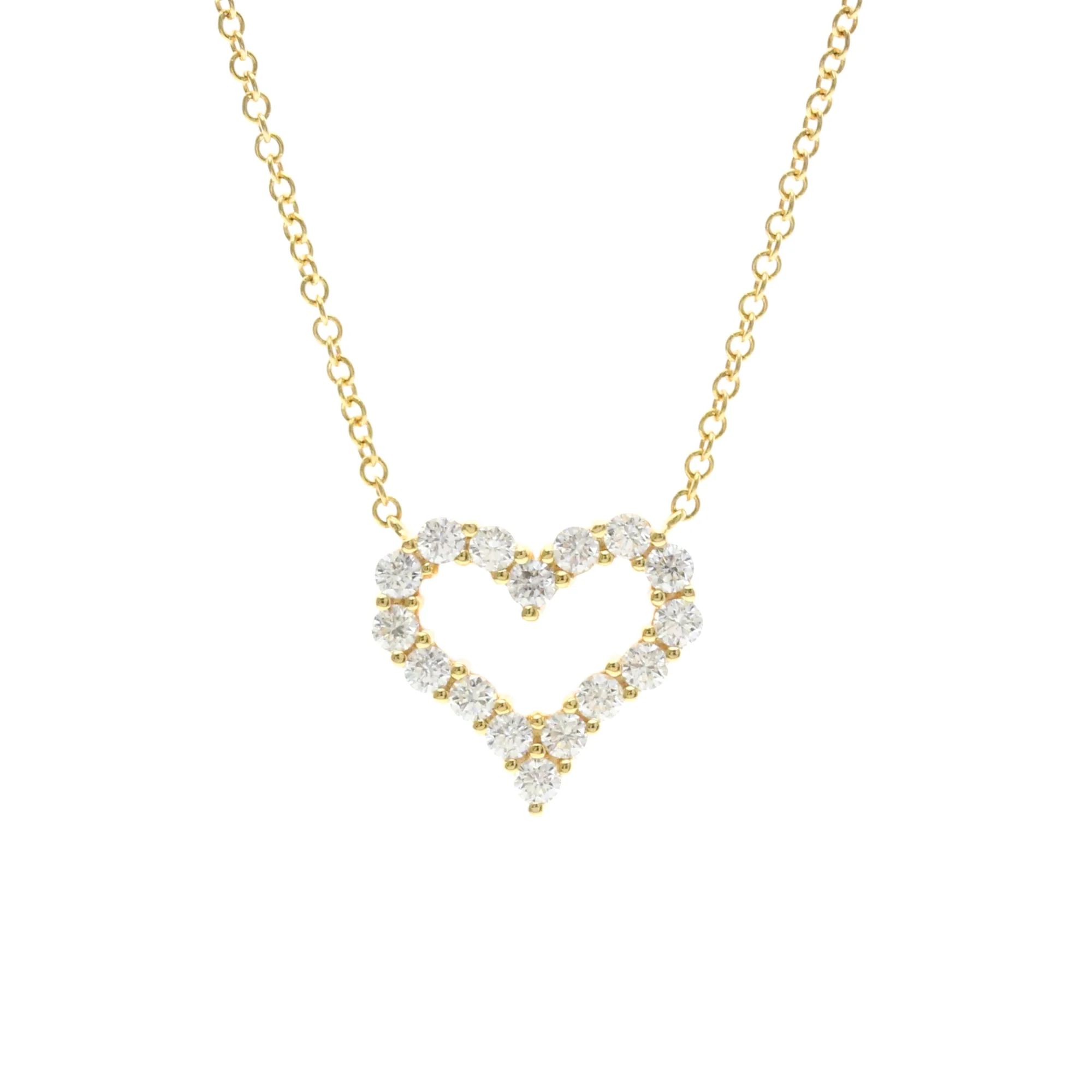Pendant Necklace 18K Yellow Gold with Diamond