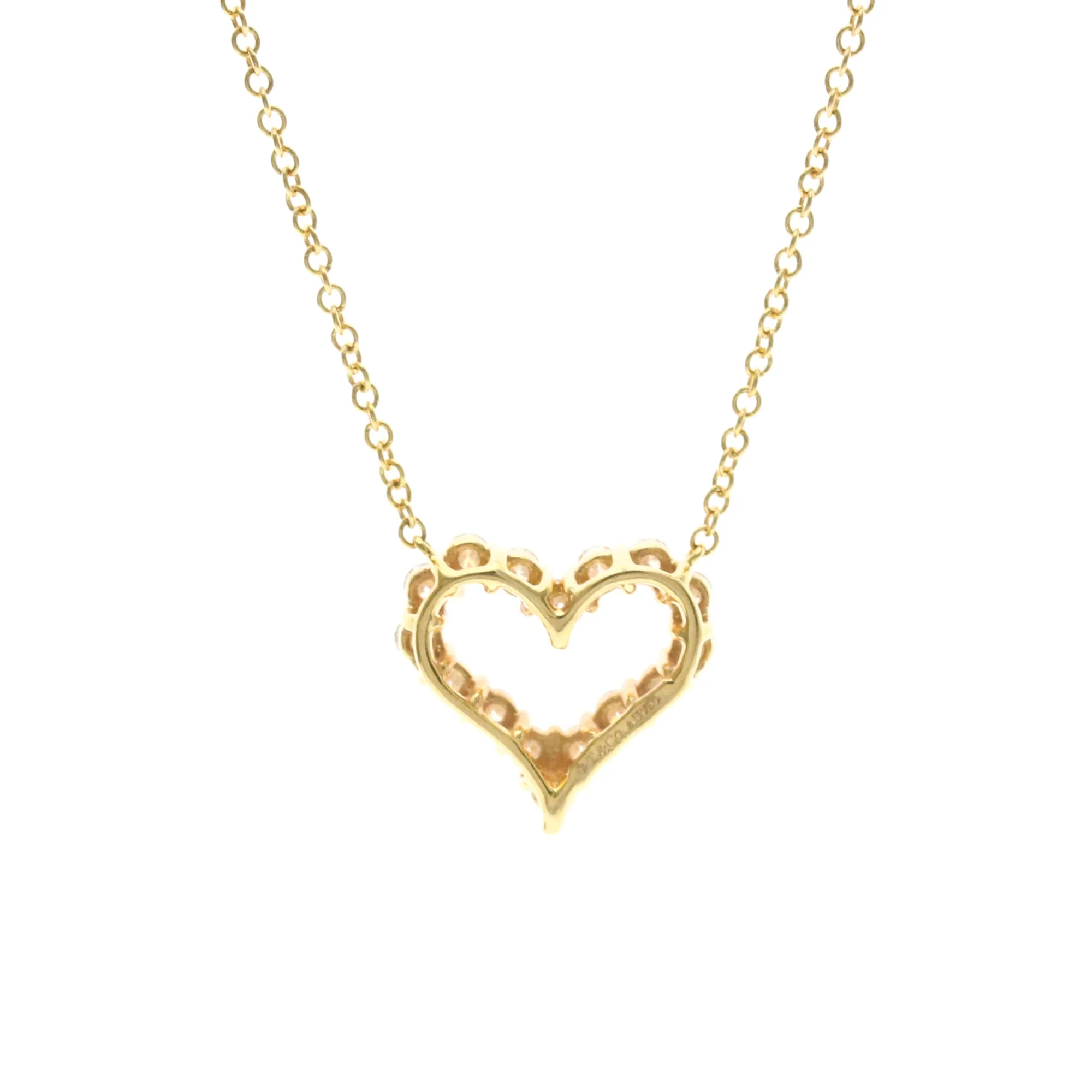 Pendant Necklace 18K Yellow Gold with Diamond - Image 2