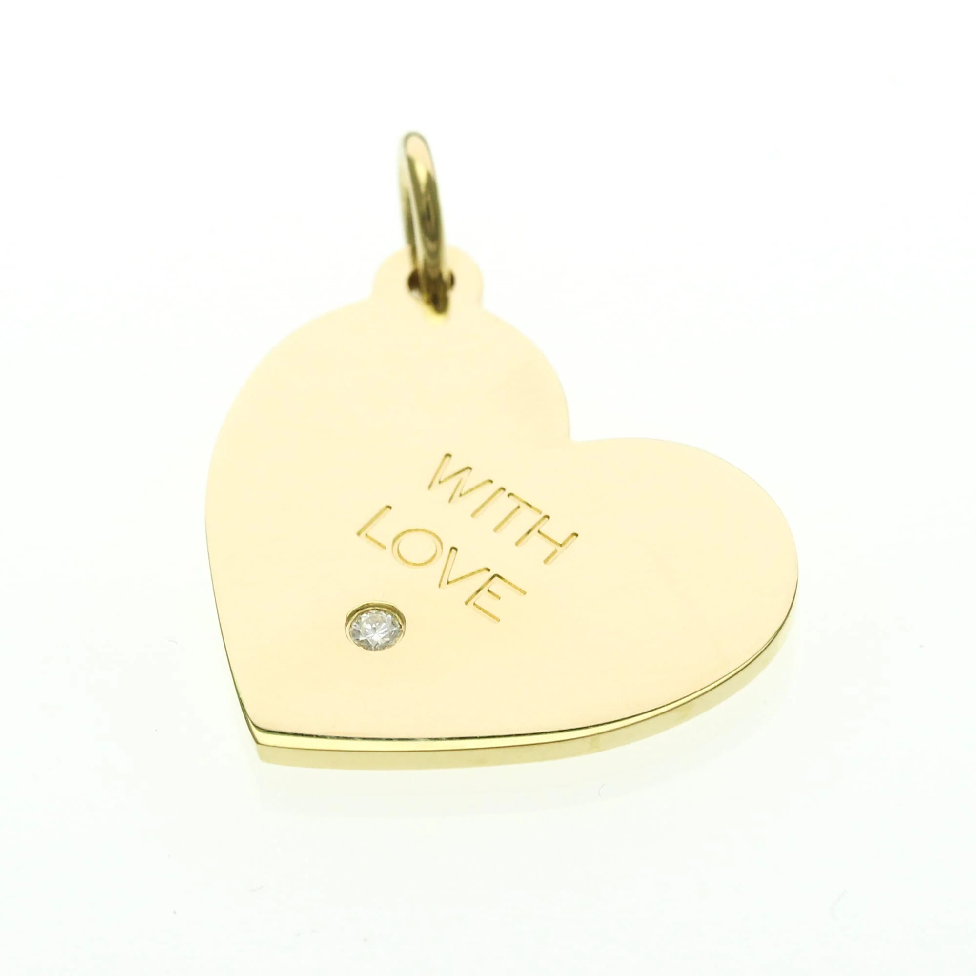 Pendant Necklace 18K Yellow Gold with Diamond