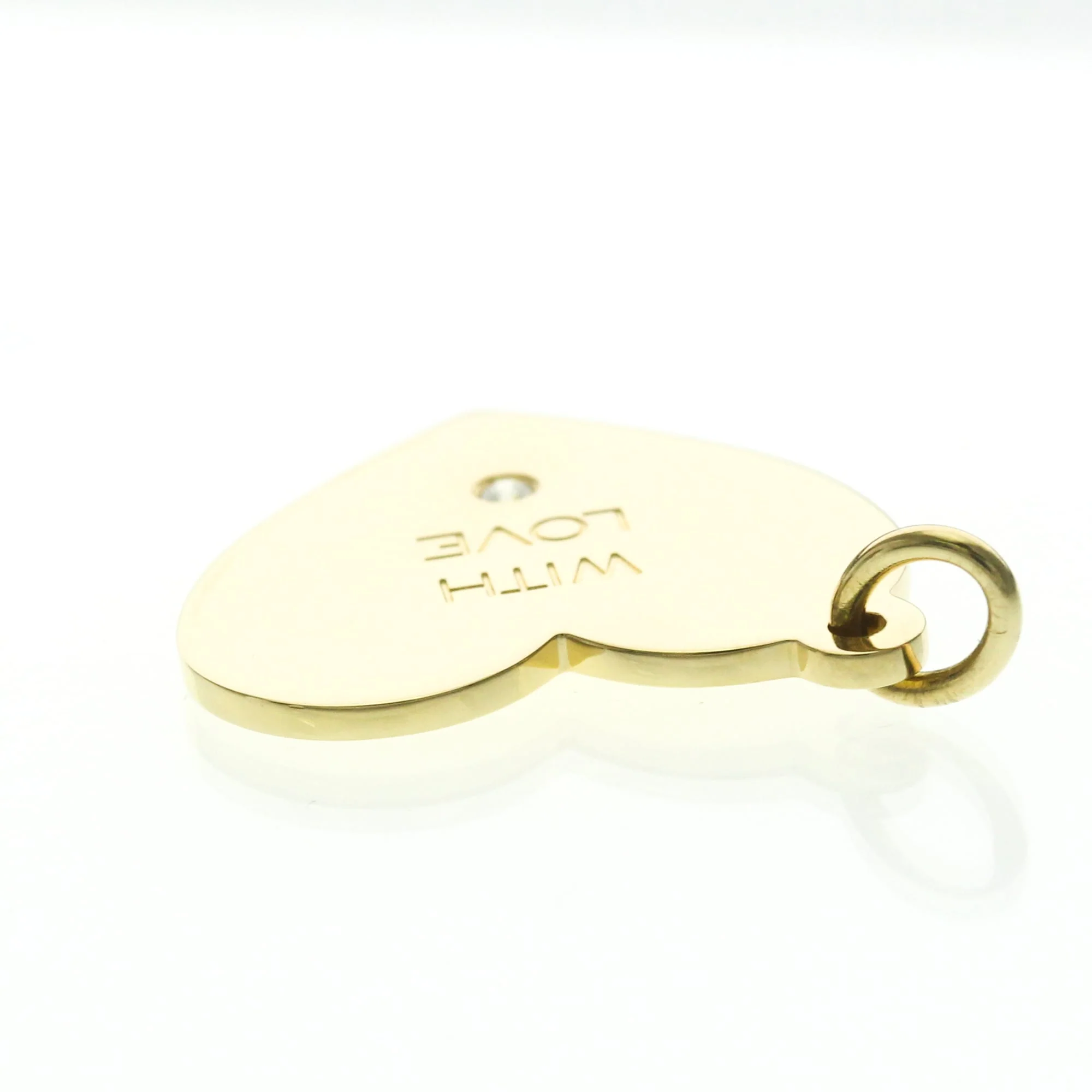 Pendant Necklace 18K Yellow Gold with Diamond - Image 5