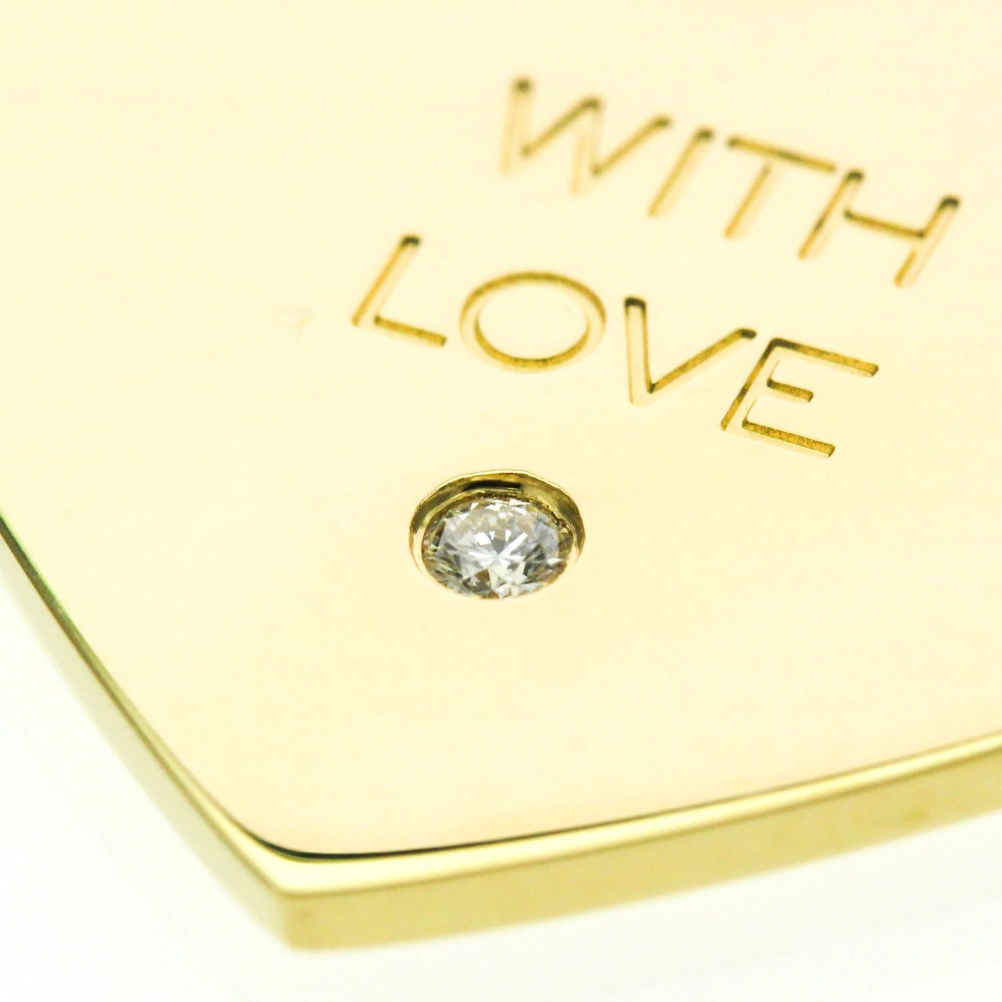Pendant Necklace 18K Yellow Gold with Diamond - Image 7