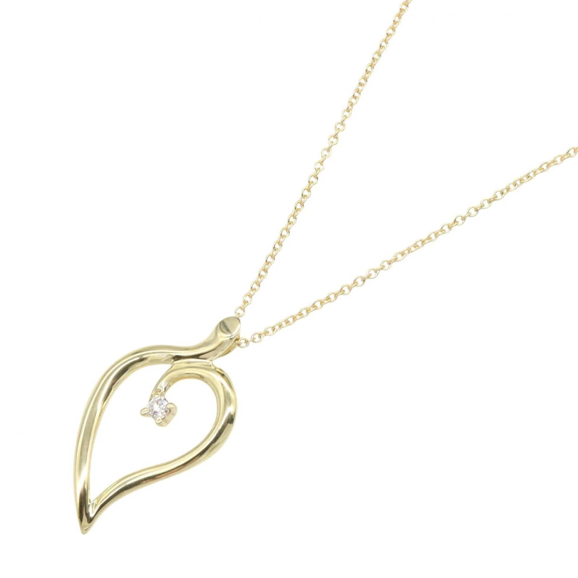 Pendant Necklace 18K Yellow Gold with Diamond