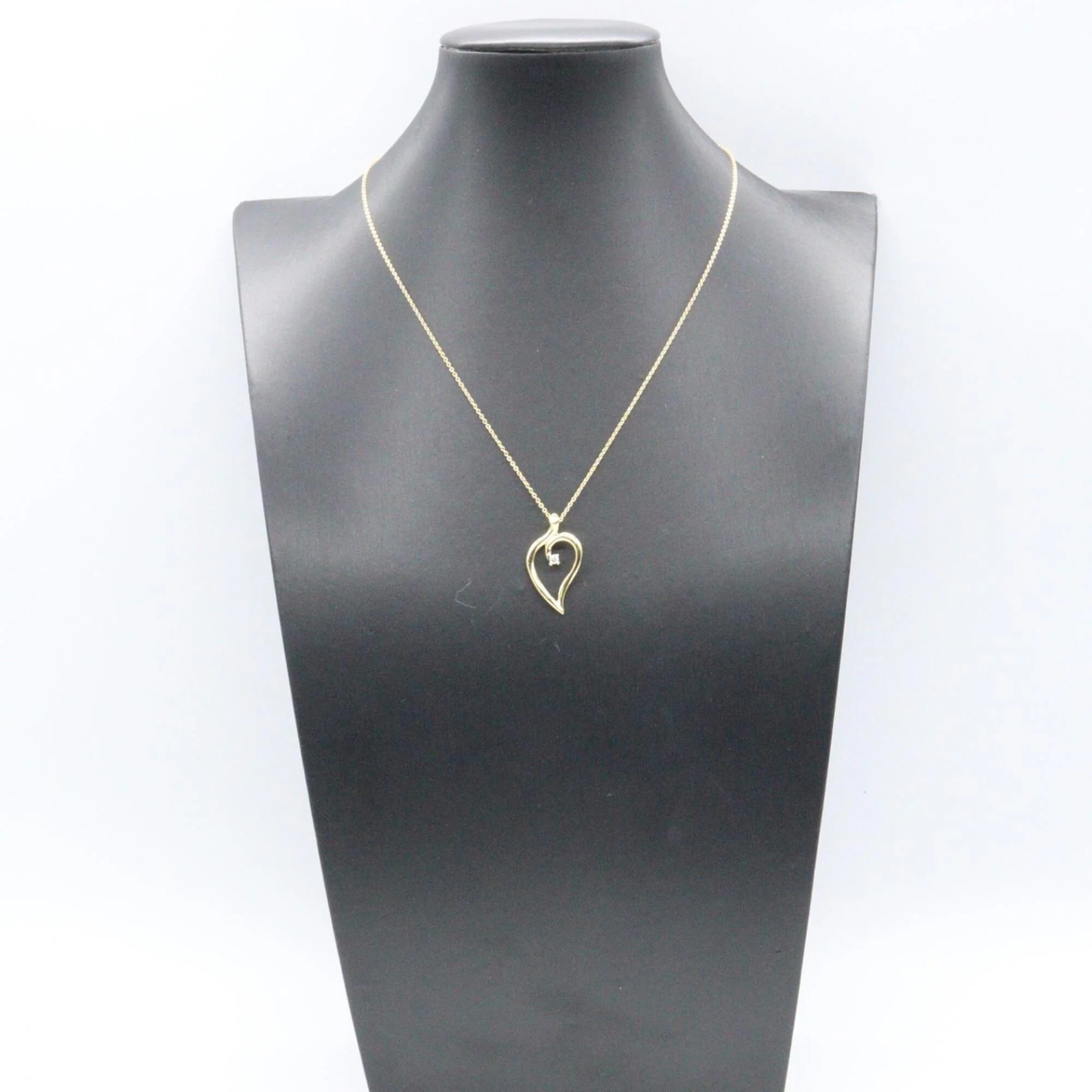 Pendant Necklace 18K Yellow Gold with Diamond - Image 6