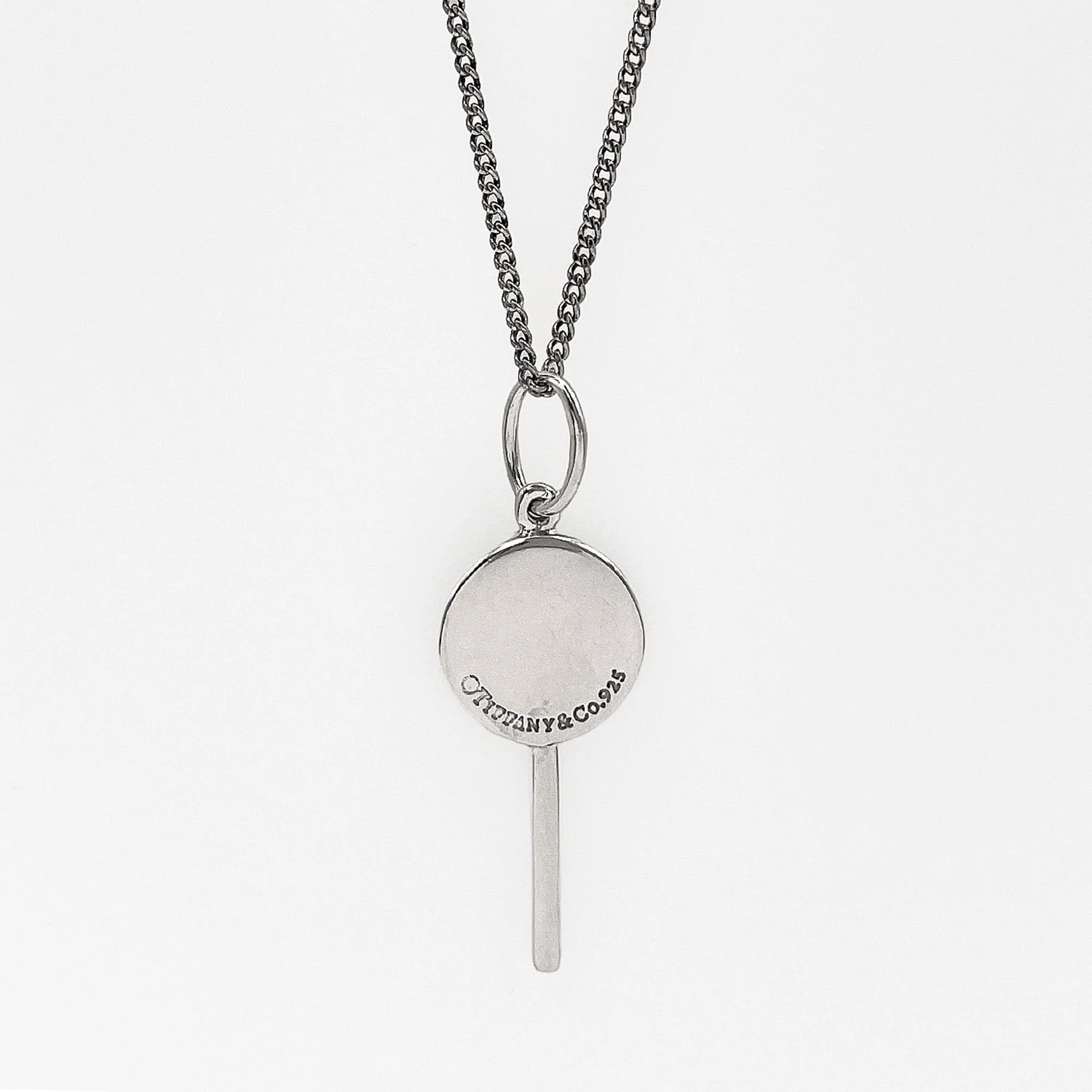 Pendant Necklace Enamel and Sterling Silver - Image 3