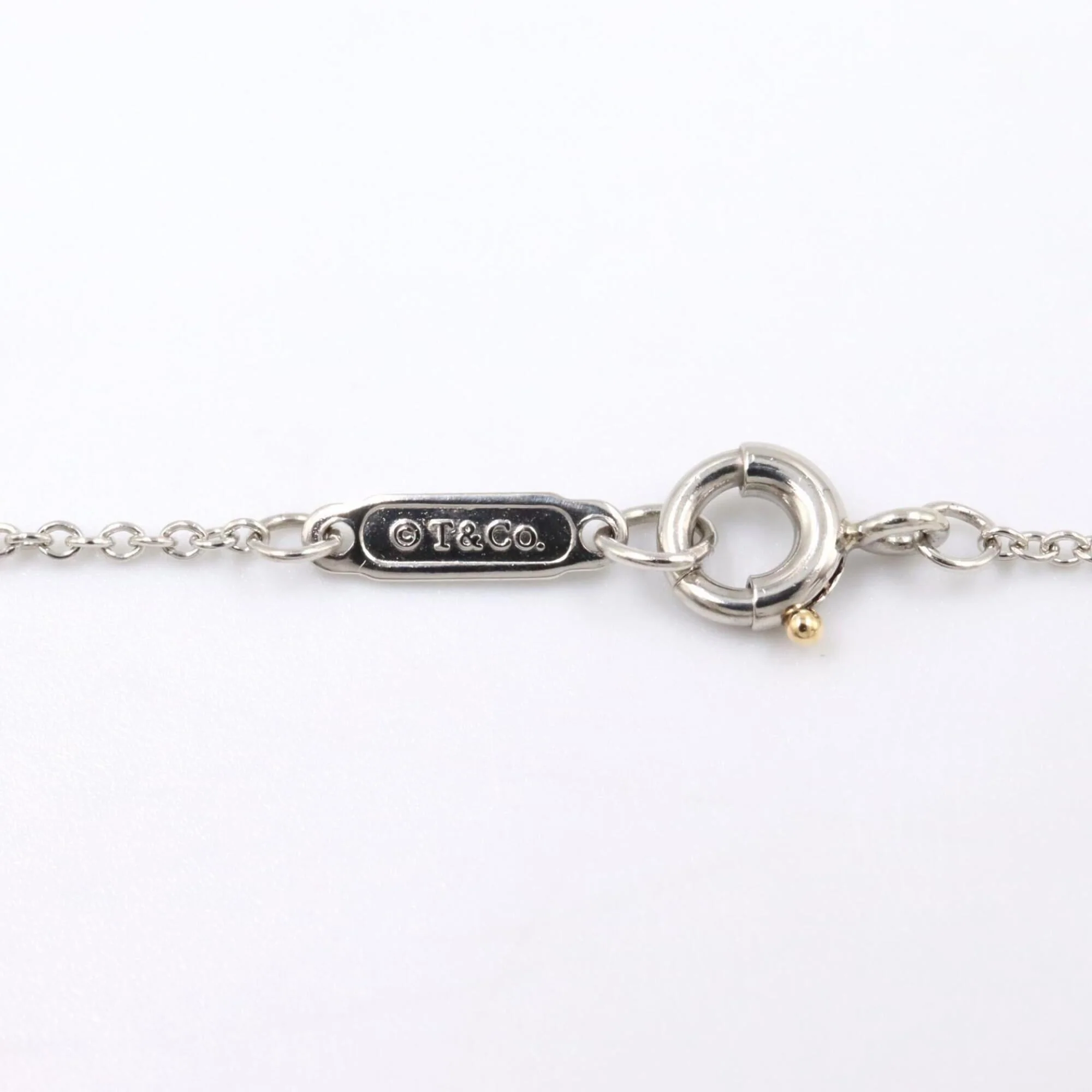 Pendant Necklace Platinum with Aquamarine and Diamond - Image 4